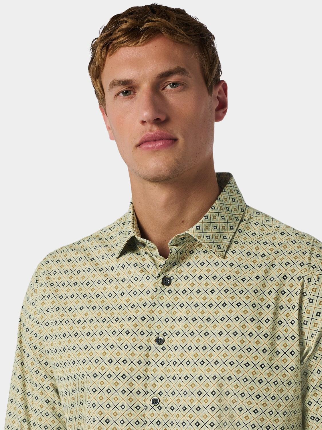 No Excess Casual hemd lange mouw Grijs  25450732/049