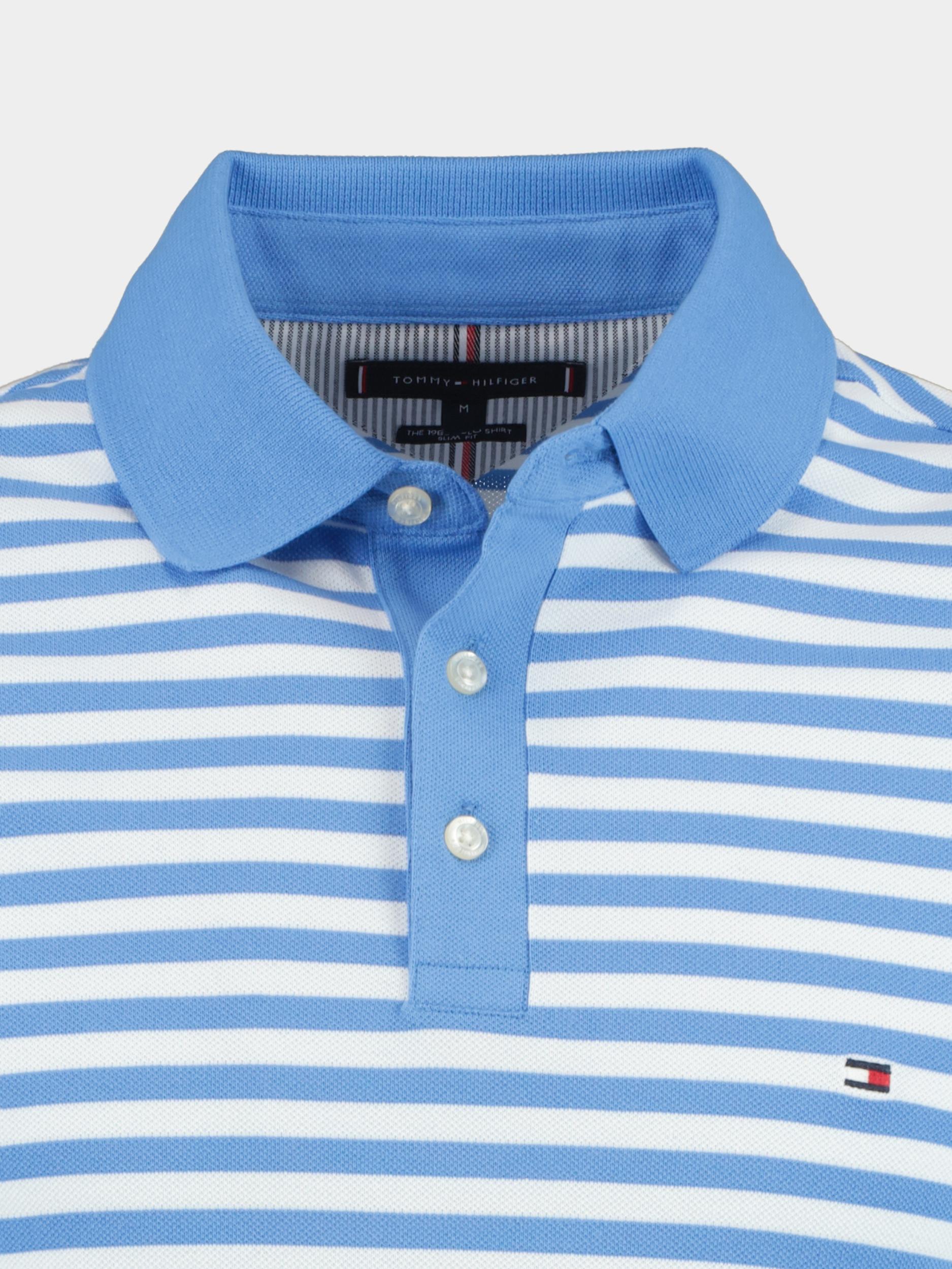 Tommy Hilfiger Polo korte mouw Blauw 1985 Slim Polo MW0MW17771/0A6