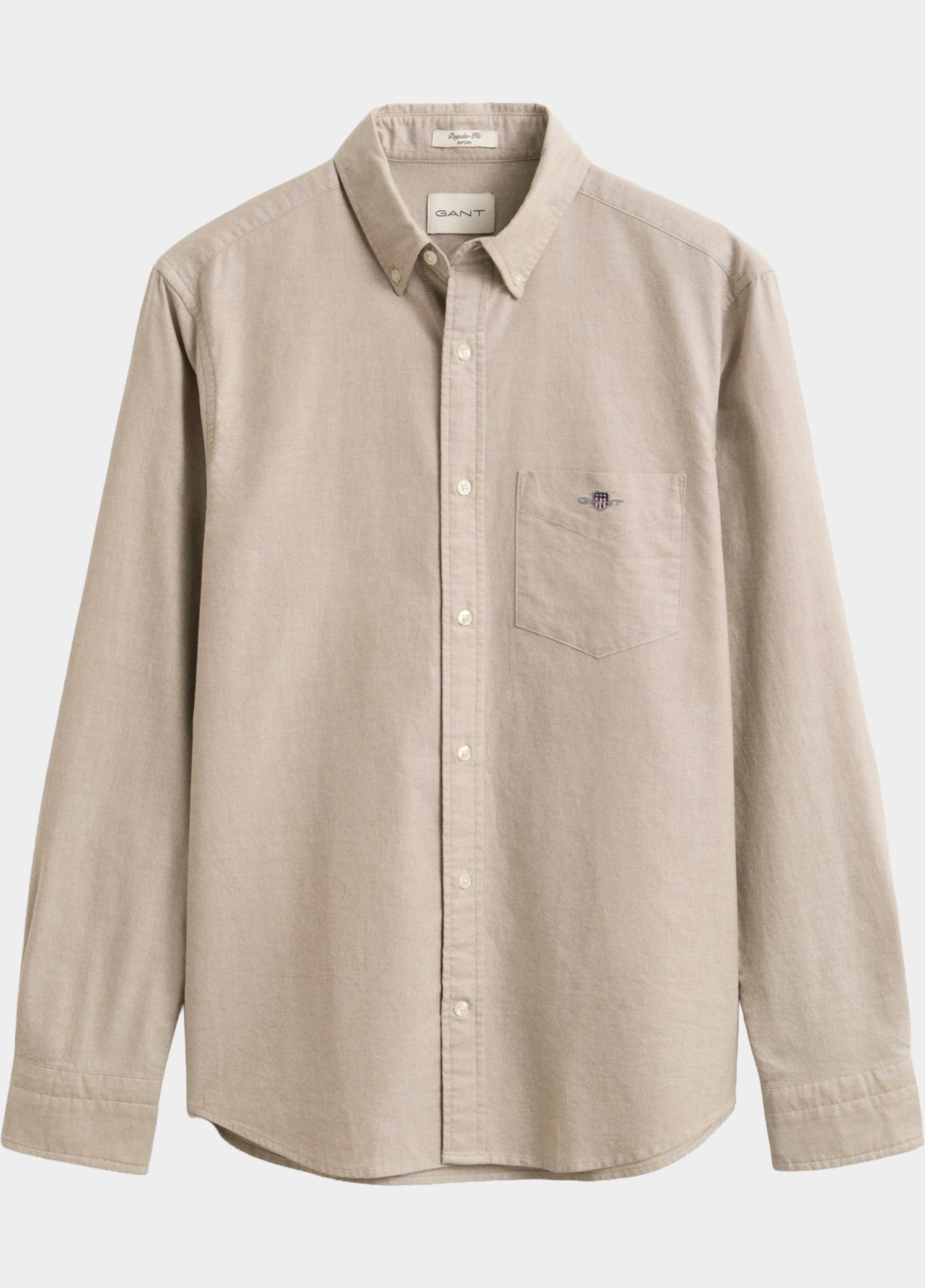 Gant Overhemd heren Beige Classic Regular Oxford-overhe 3000200/264