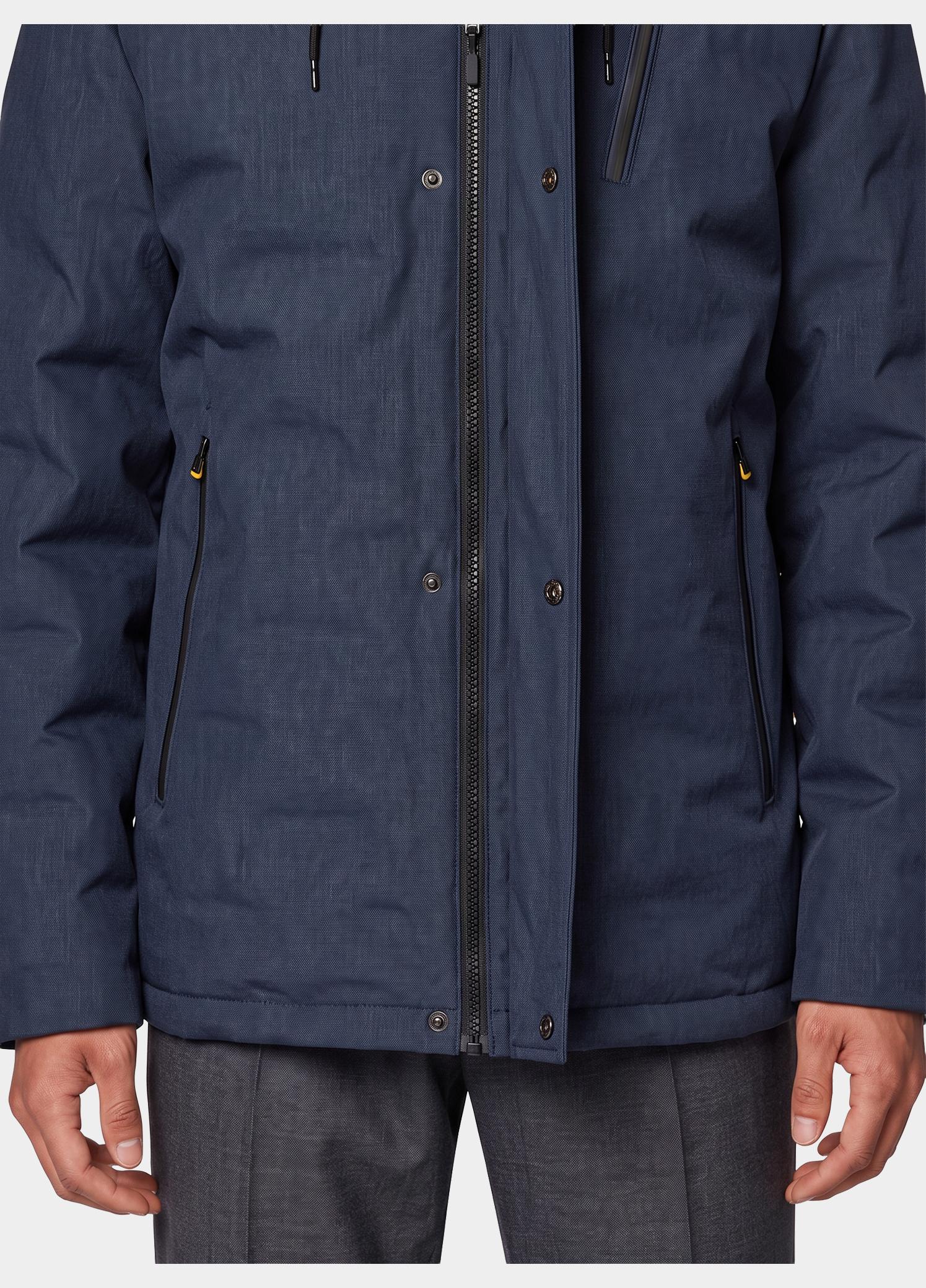 Donders 1860 Winterjas heren Blauw Textile Jacket 22055/751