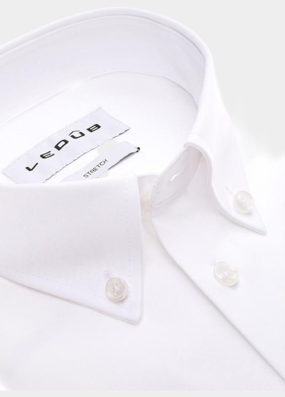 Ledub Business hemd lange mouw Wit  0702127/910-000-000