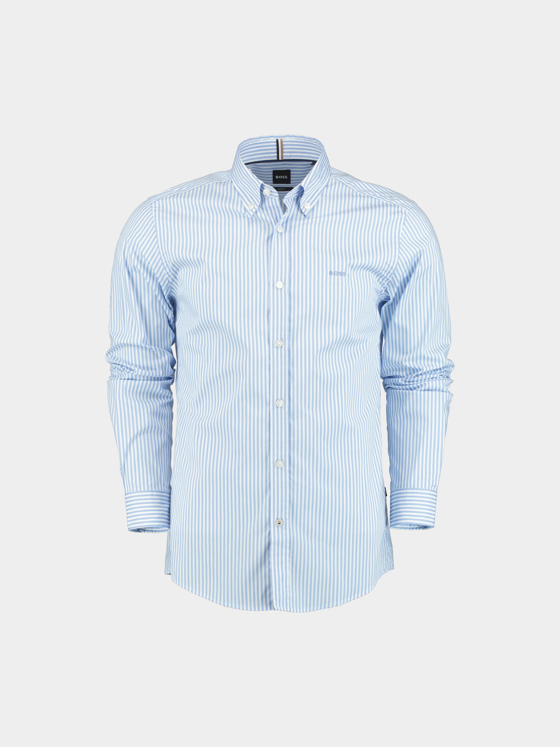 BOSS Black Casual hemd lange mouw Blauw H-ROAN-BD-E-C1-243 10262111 0 50520285/450