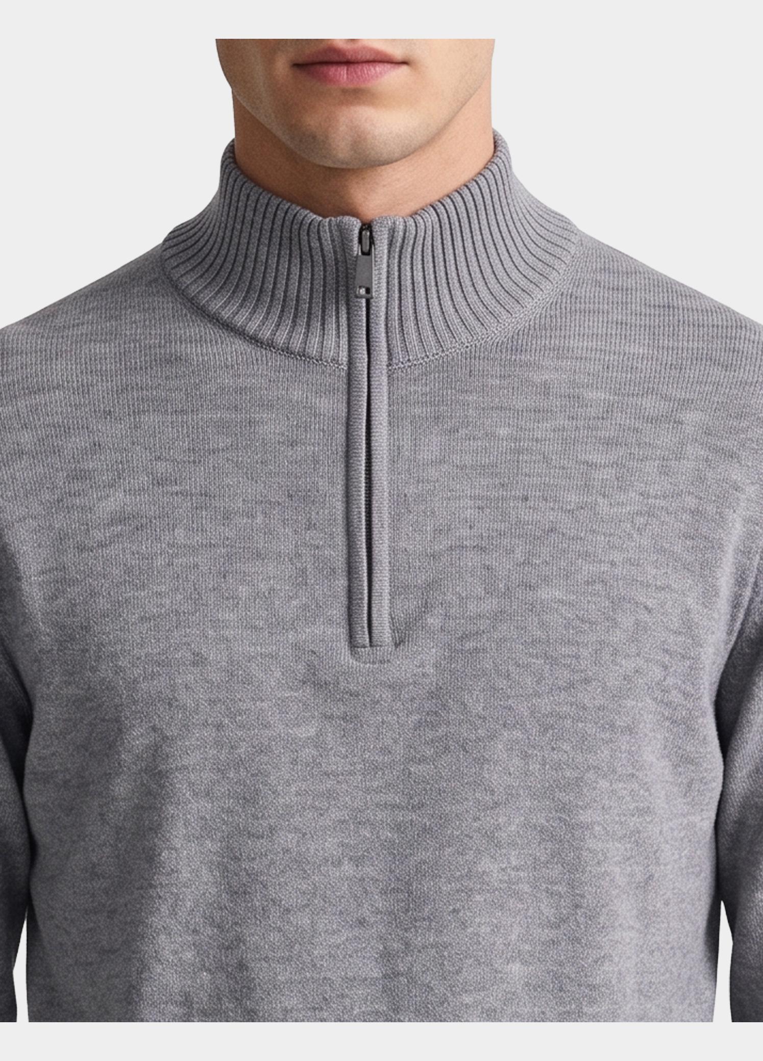 Bos Half Zip Grijs  3042900/204