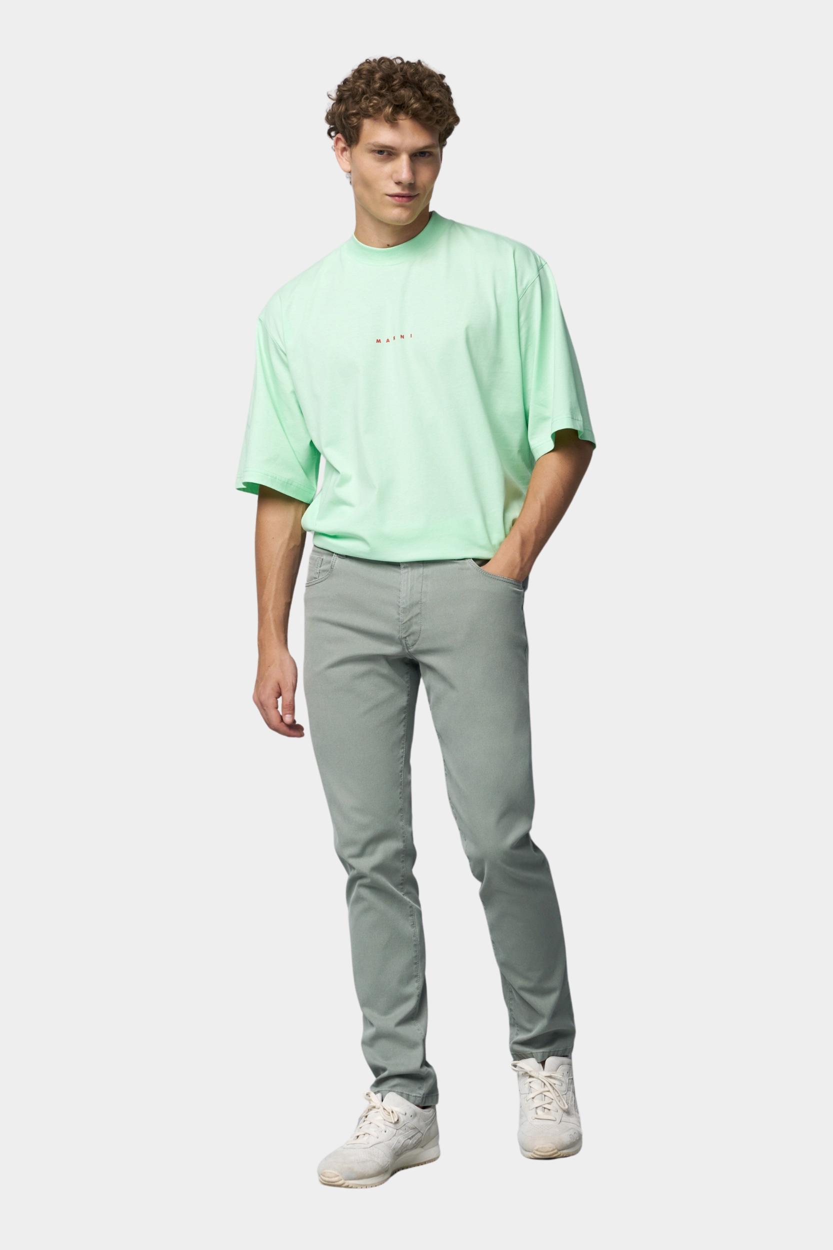 Meyer Katoenen Broek Groen SLIM Art.9-6186 3619618600/24
