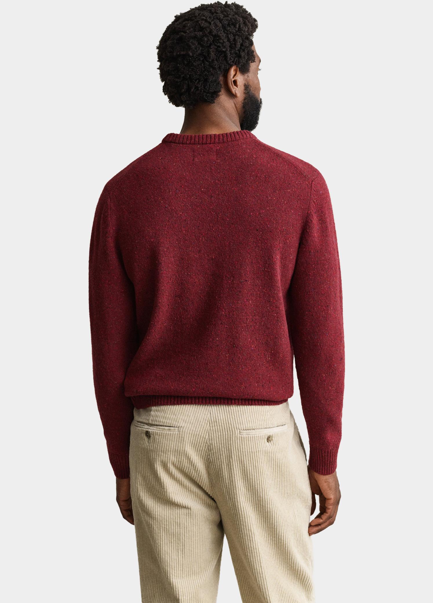 Gant Pullover heren Rood Trui met ronde hals van wolmi 8040262/604