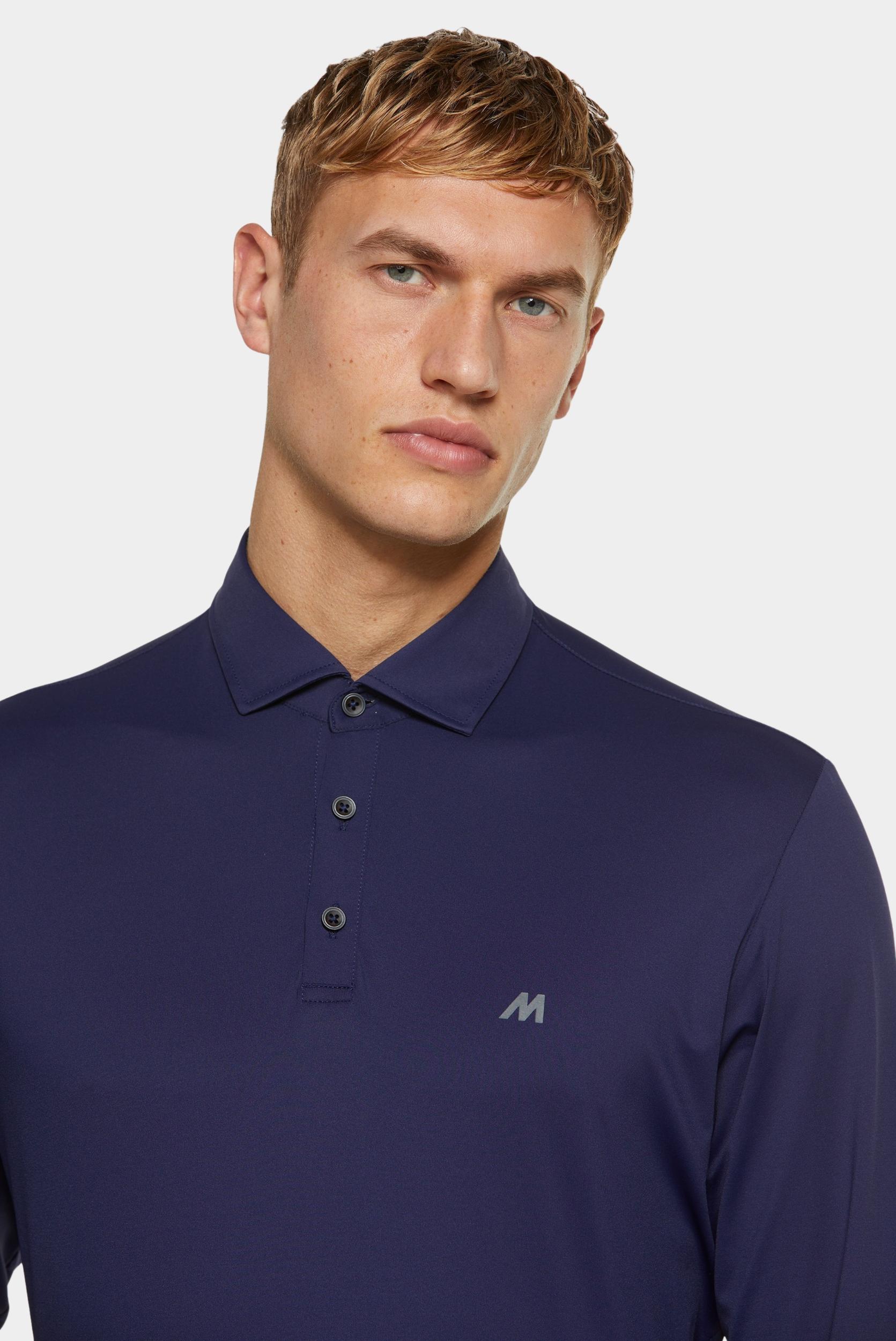 Meyer Polo lange mouw Blauw BRYSON Art.9-9007 9529900700/18