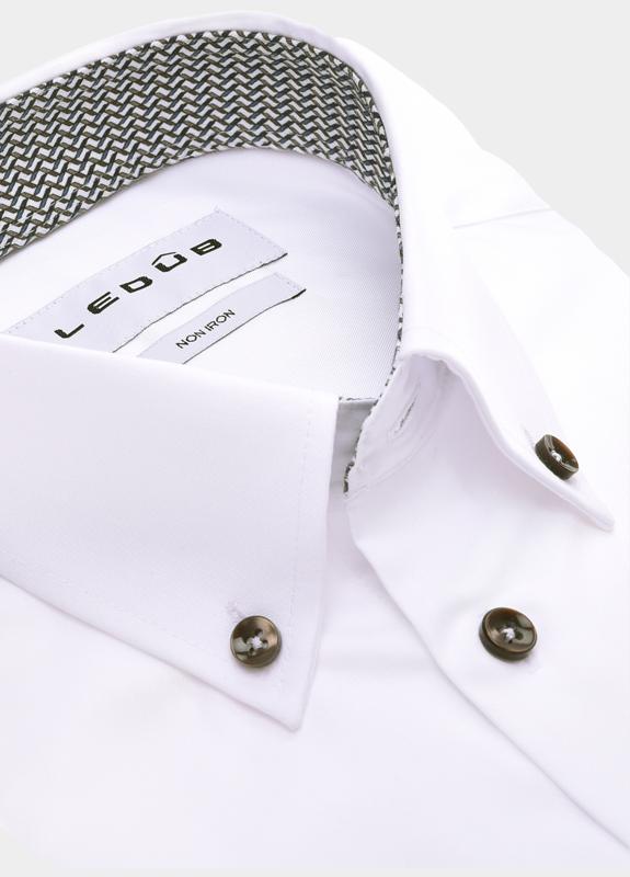 Ledub Business hemd lange mouw Wit  0702086/910-150-000
