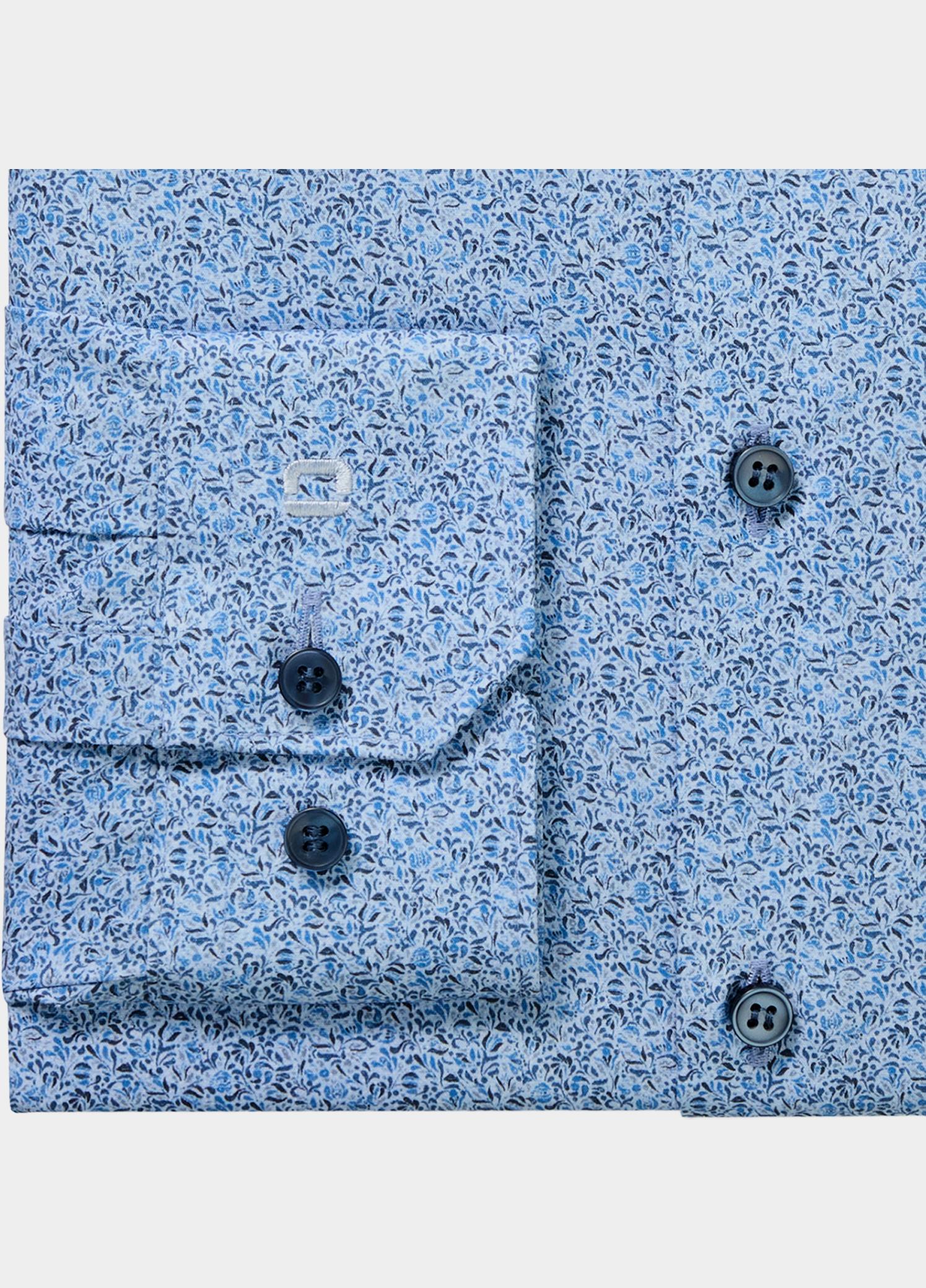 Olymp Zakelijk overhemd heren Blauw No. Six 252214/11