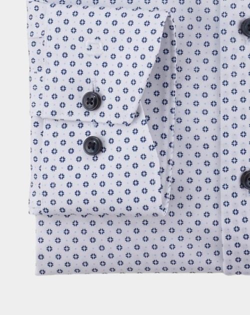 Olymp Business hemd lange mouw Blauw Luxor 24/Seven 132474/00