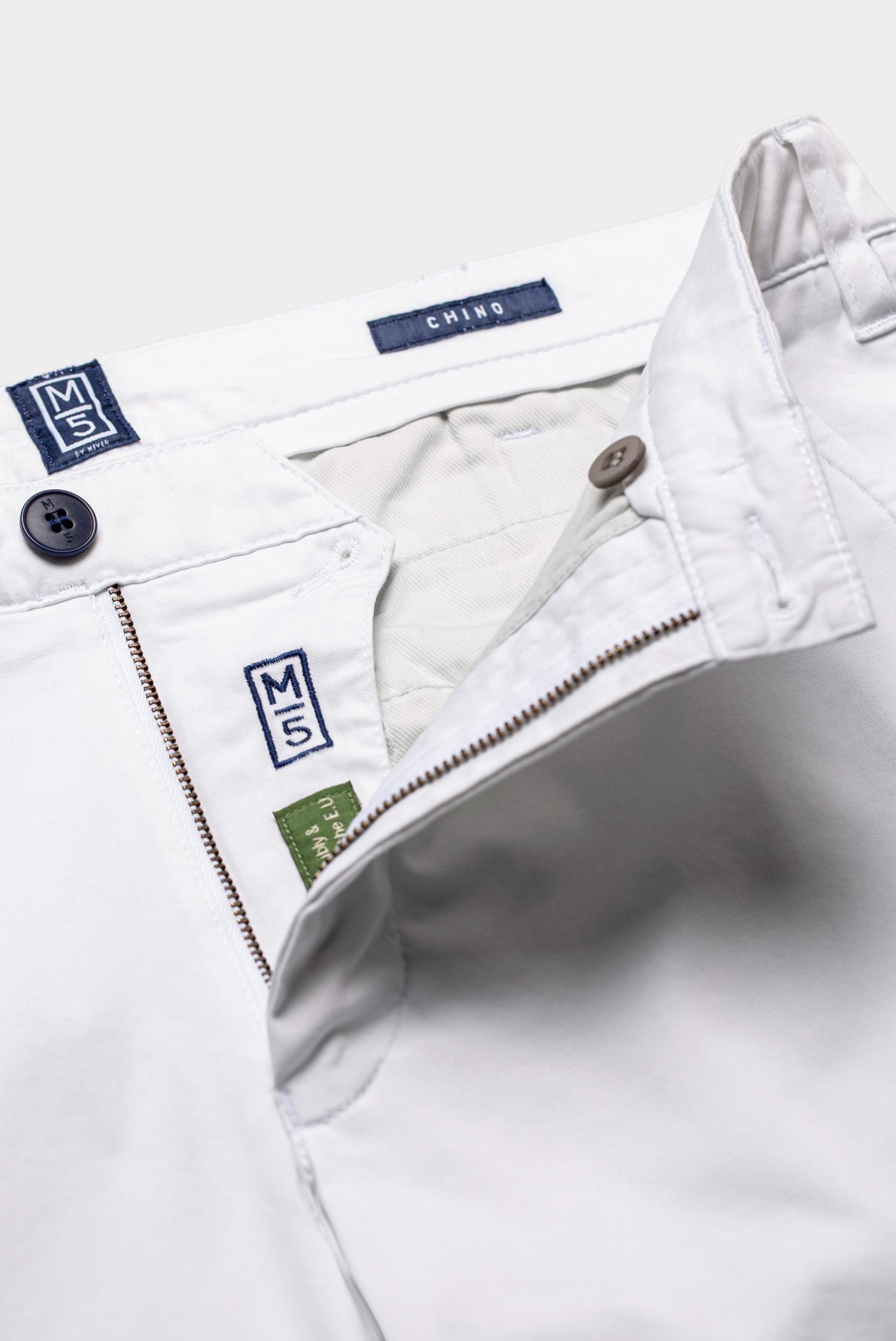 Meyer Katoenen Broek Wit CHINO Art.9-6001 3649600100/40