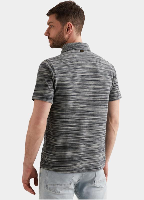 PME Legend Polo korte mouw Blauw Short sleeve polo pique space PPSS2604853/5282