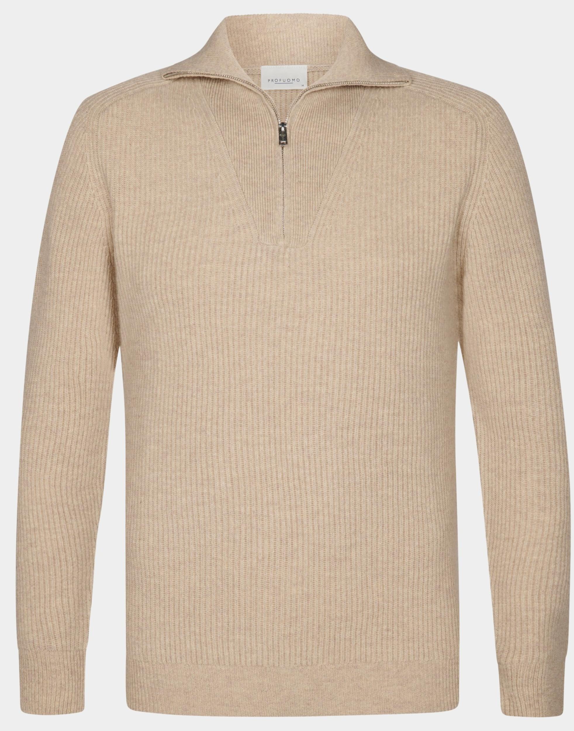 Profuomo Half Zip Beige  PPWJ30025/B