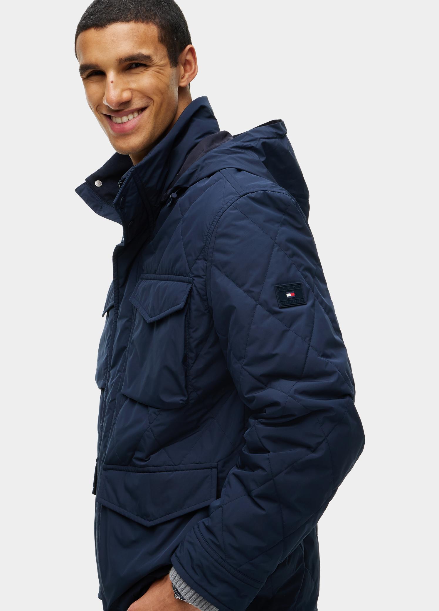 Tommy Hilfiger Winterjas heren Blauw PACKABLE QUILTED FIELD JKT MW0MW44765/DW5