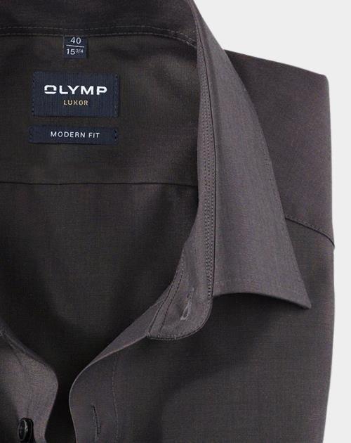 Olymp Business hemd lange mouw Grijs Luxor 030464/67