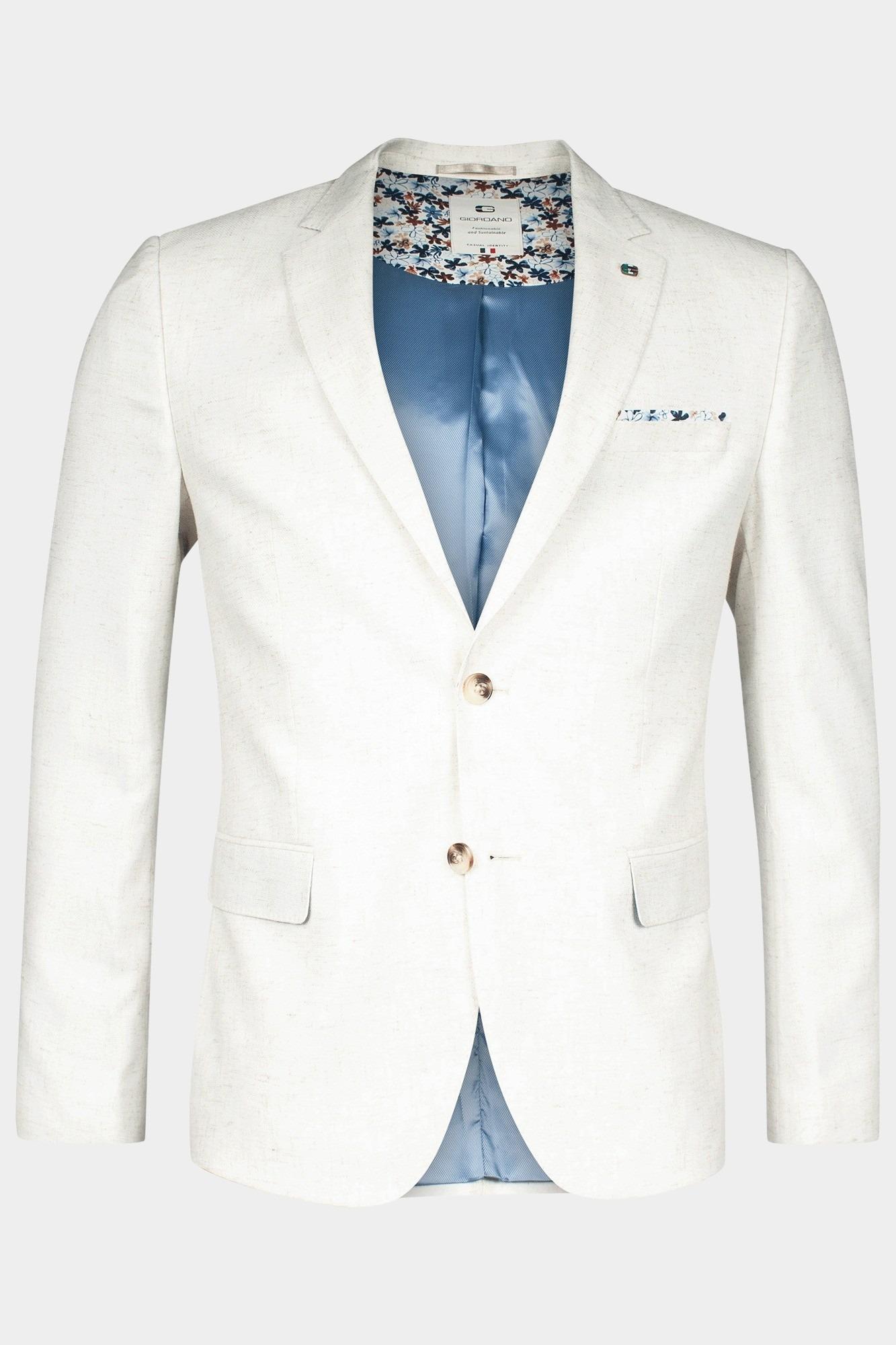 Giordano Blazer Beige Robert fully lined Plain line 512602/11