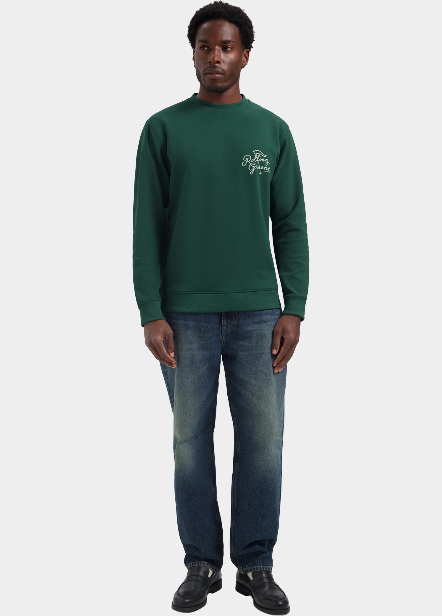 Dstrezzed Sweater heren Groen Karas Artwork 211854/570
