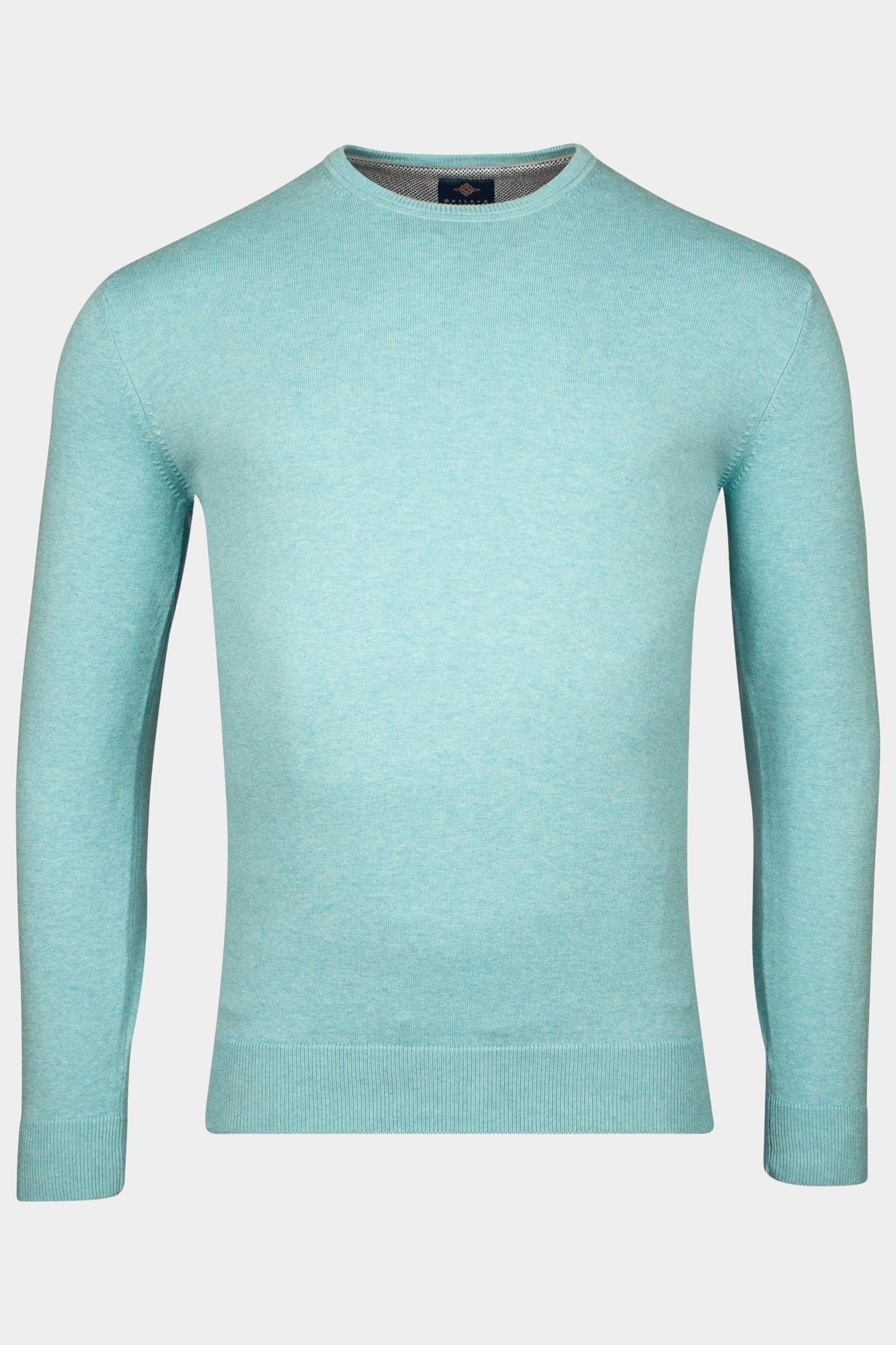 Baileys Pullover Blauw Crew Neck Pullover  Pima Cott 518200/965