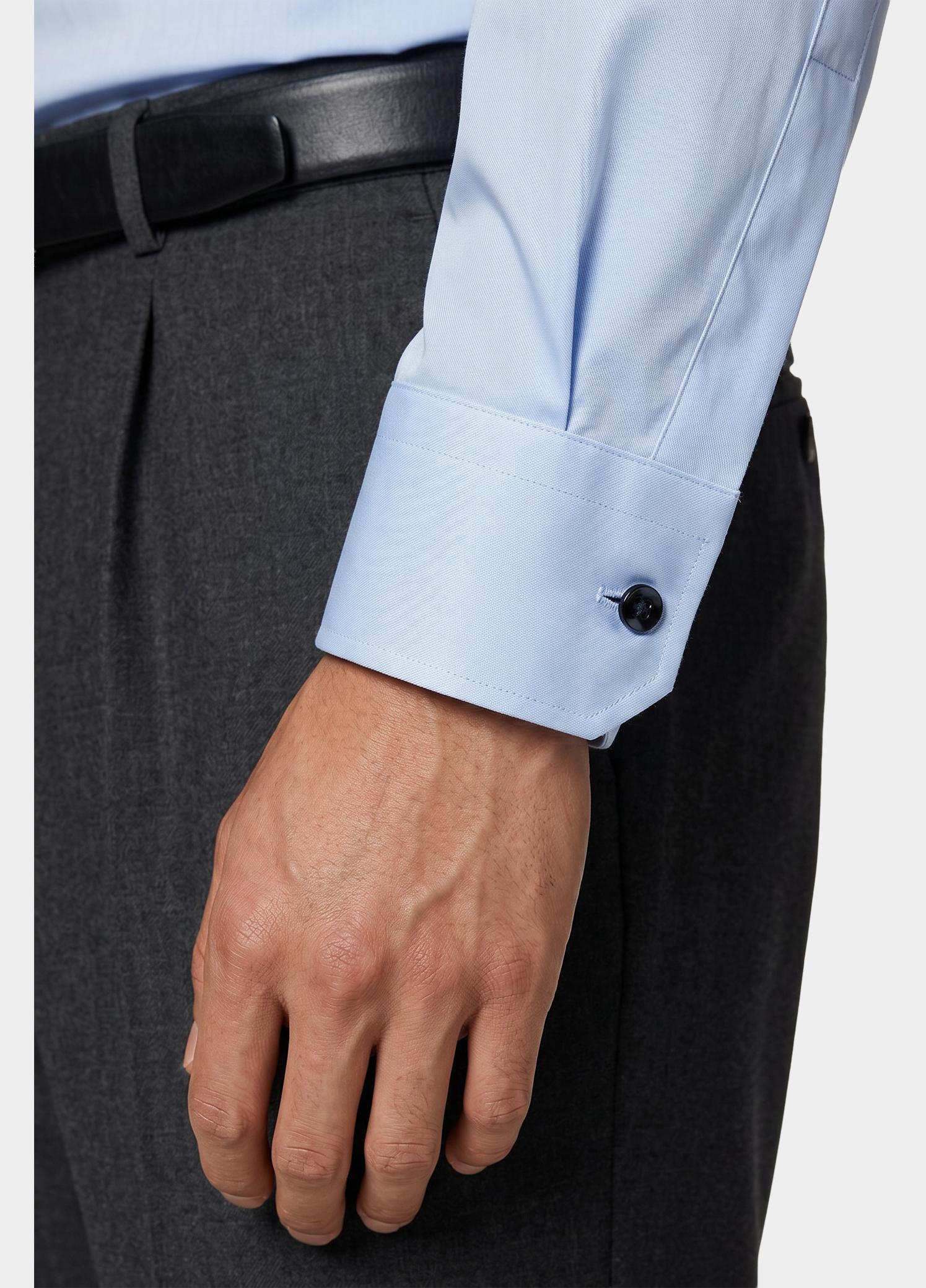 Venti Business hemd lange mouw Blauw Kent Modern Fit 123942200/115