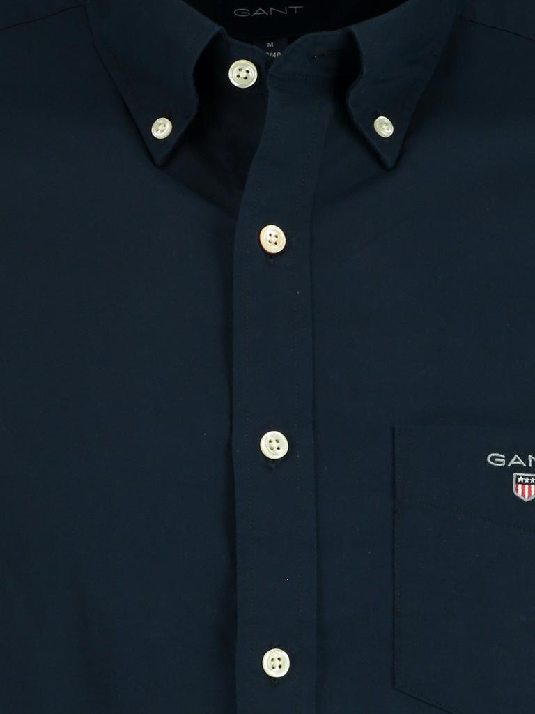 Gant Casual hemd lange mouw Blauw The Broadcloth Reg BD 3046400/410