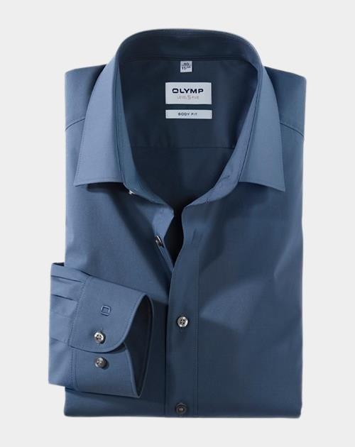 Olymp Business hemd lange mouw Blauw Level Five 609064/13