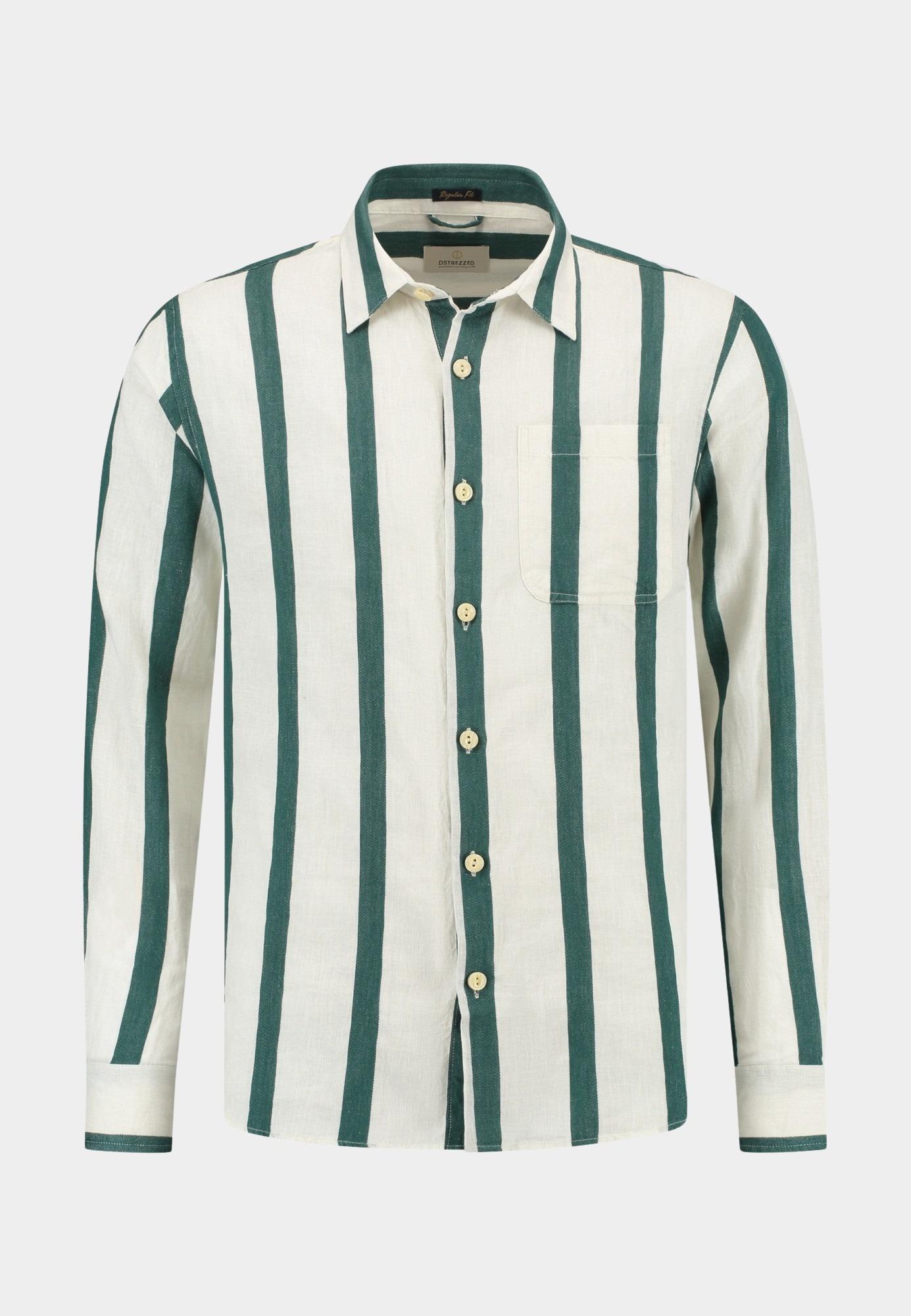 Dstrezzed Casual hemd lange mouw Grijs Miller Shirt 303806-SS25/107