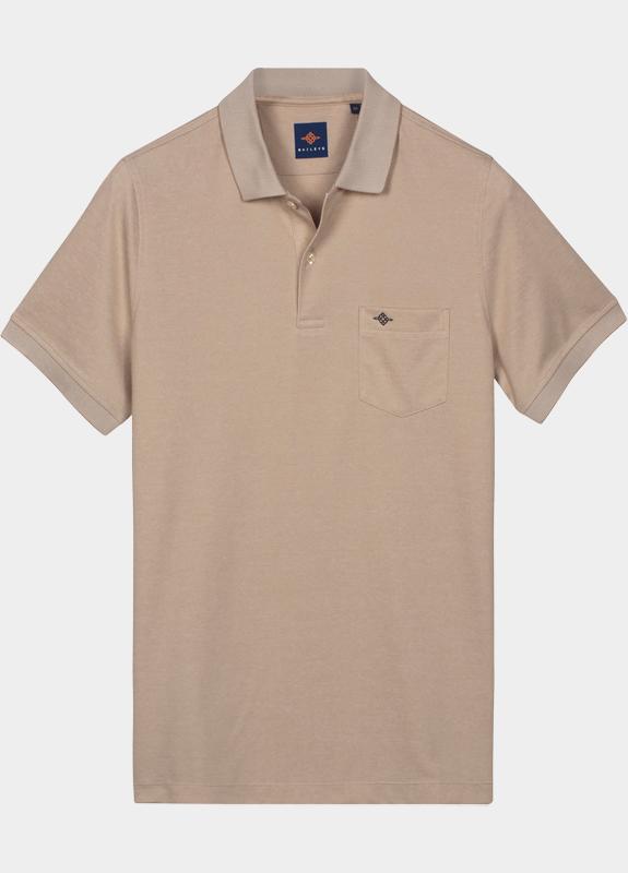 Baileys Polo heren Bruin Poloshirt  2-tone 615280/83