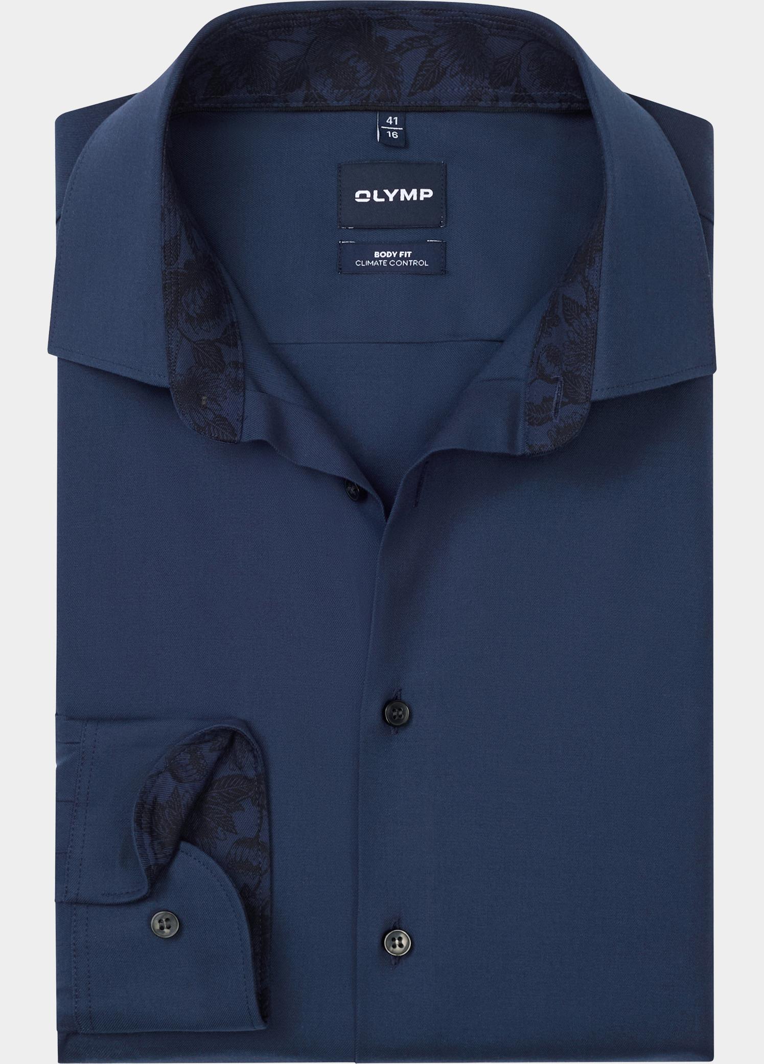 Olymp Zakelijk overhemd heren Blauw Level 5 CC bf D.2115/D.2223 211024/18