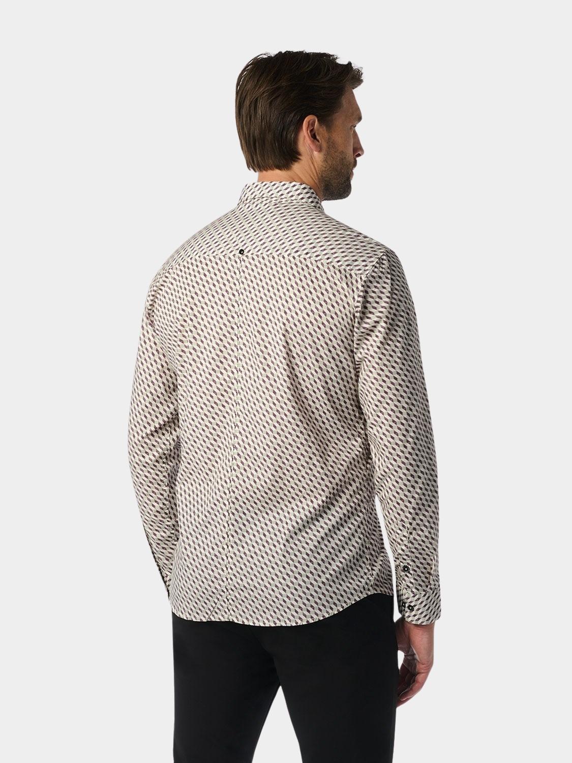 No Excess Casual hemd lange mouw Paars  25430714/083
