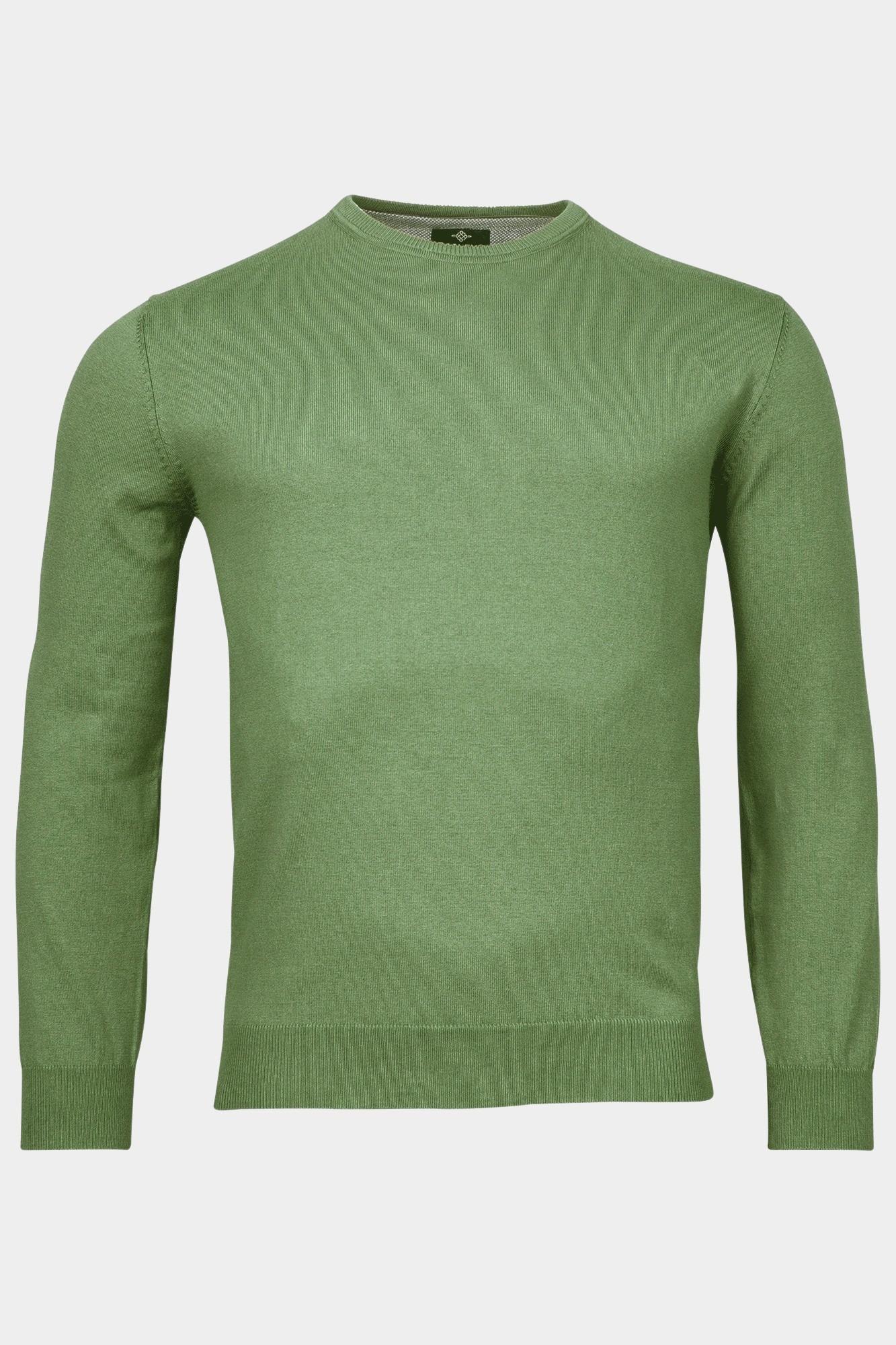 Baileys Pullover Groen Crew Neck Pullover  Pima Cott 518200/725