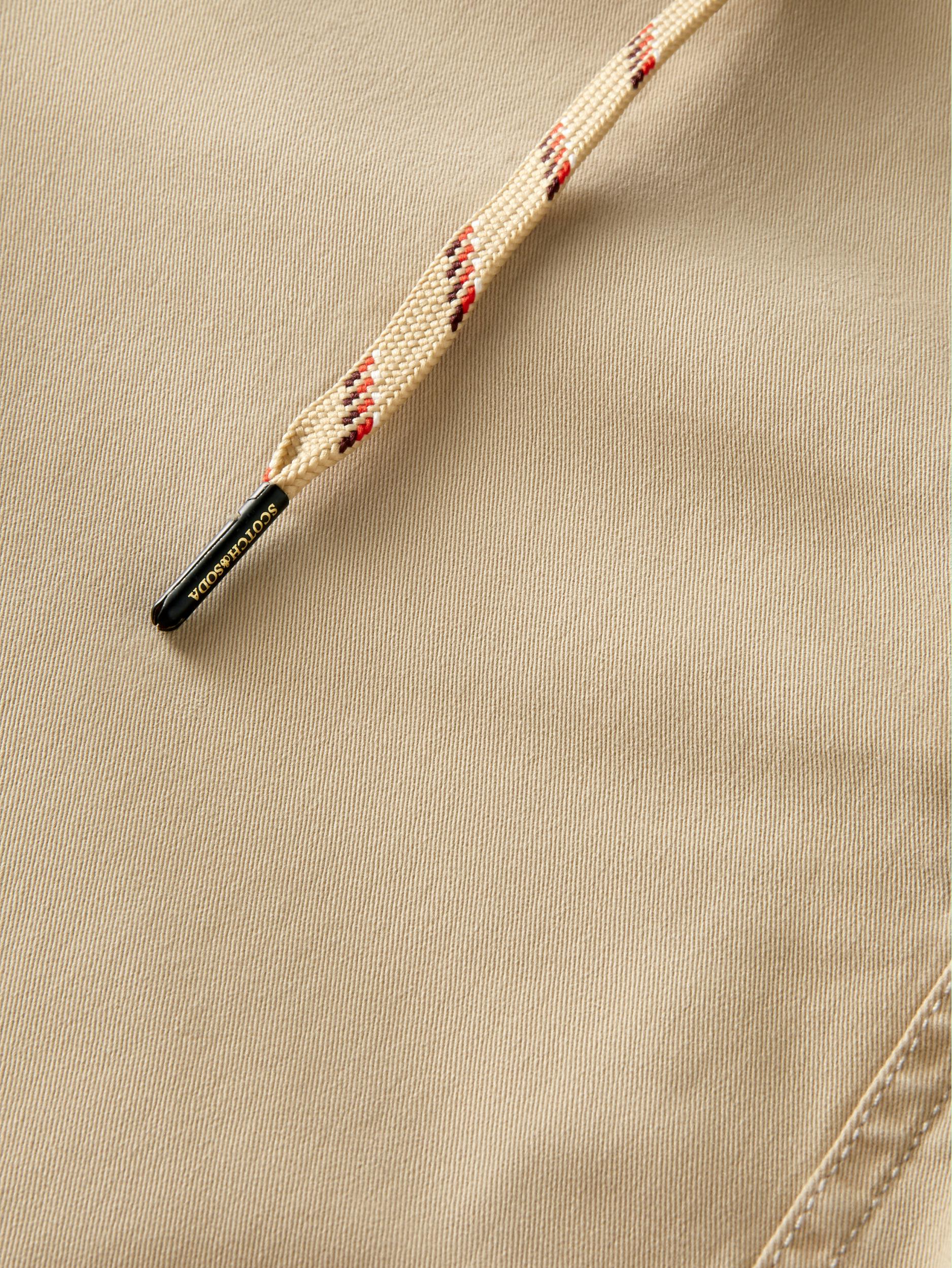 Scotch & Soda Katoenen 5-Pocket Beige Fave - Elasticated Tapered-fit 164458/0137