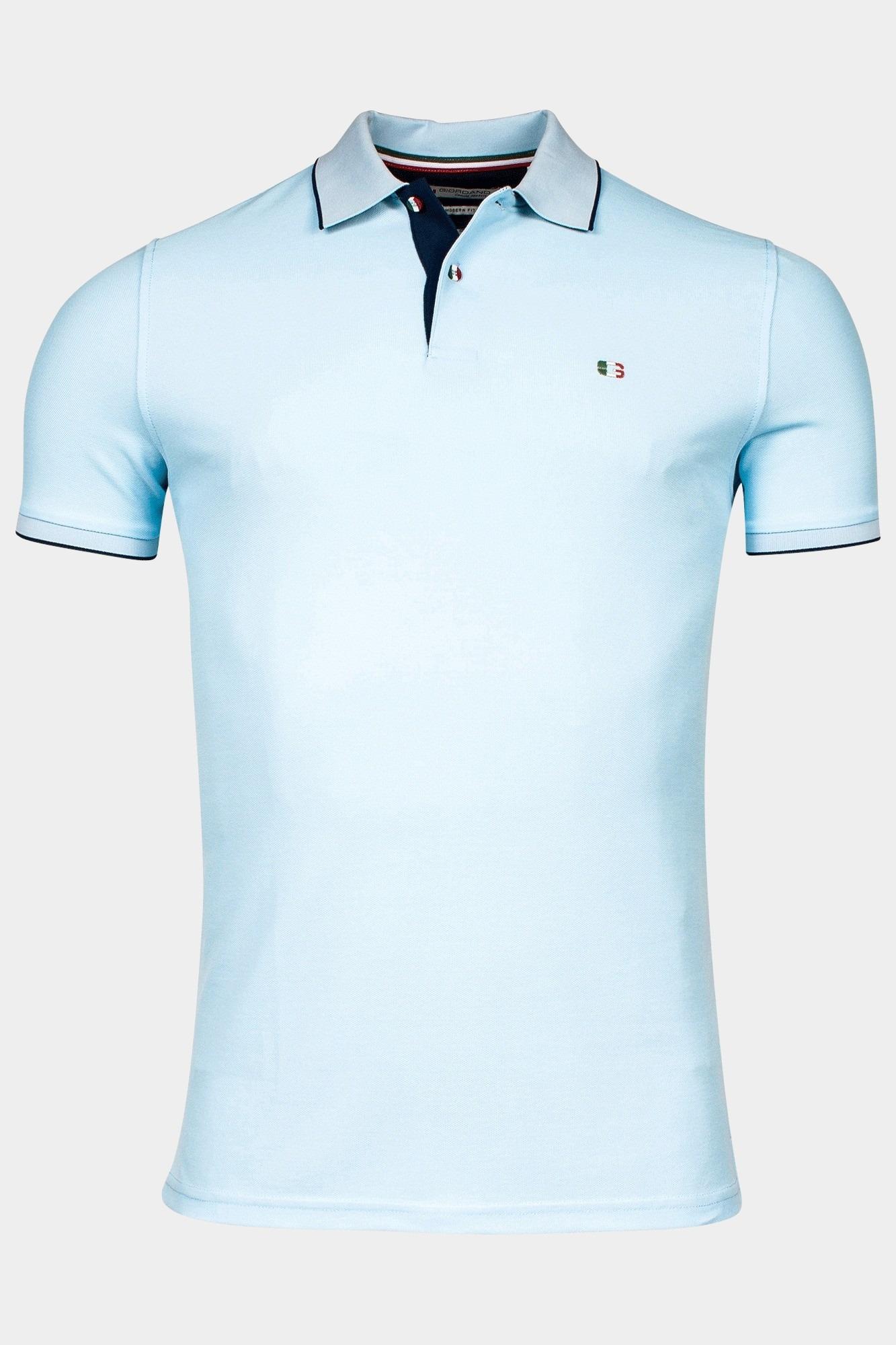 Giordano Polo korte mouw Blauw Nico short sleeve signature p 516587/65