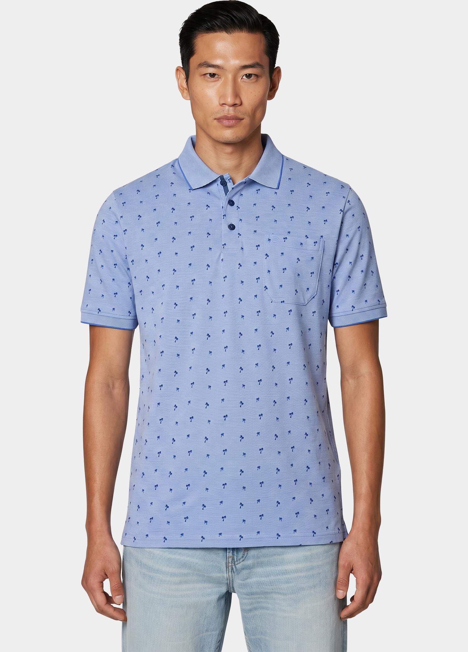 Redmond Polo heren Blauw Polo Shirt wash & wear 251900900/120