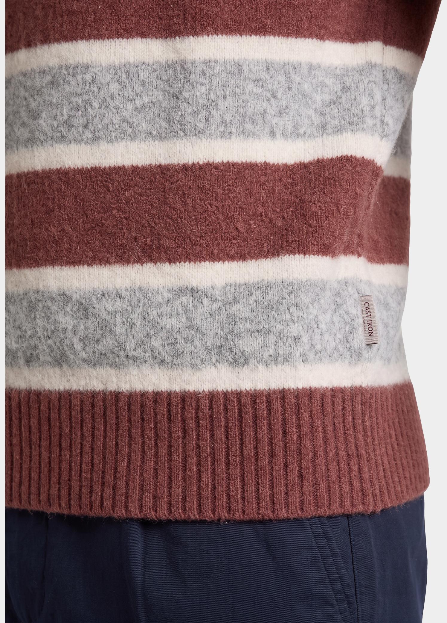 R2 Amsterdam Overhemd heren Blauw Printed single technical knit 134.WSP.008/010
