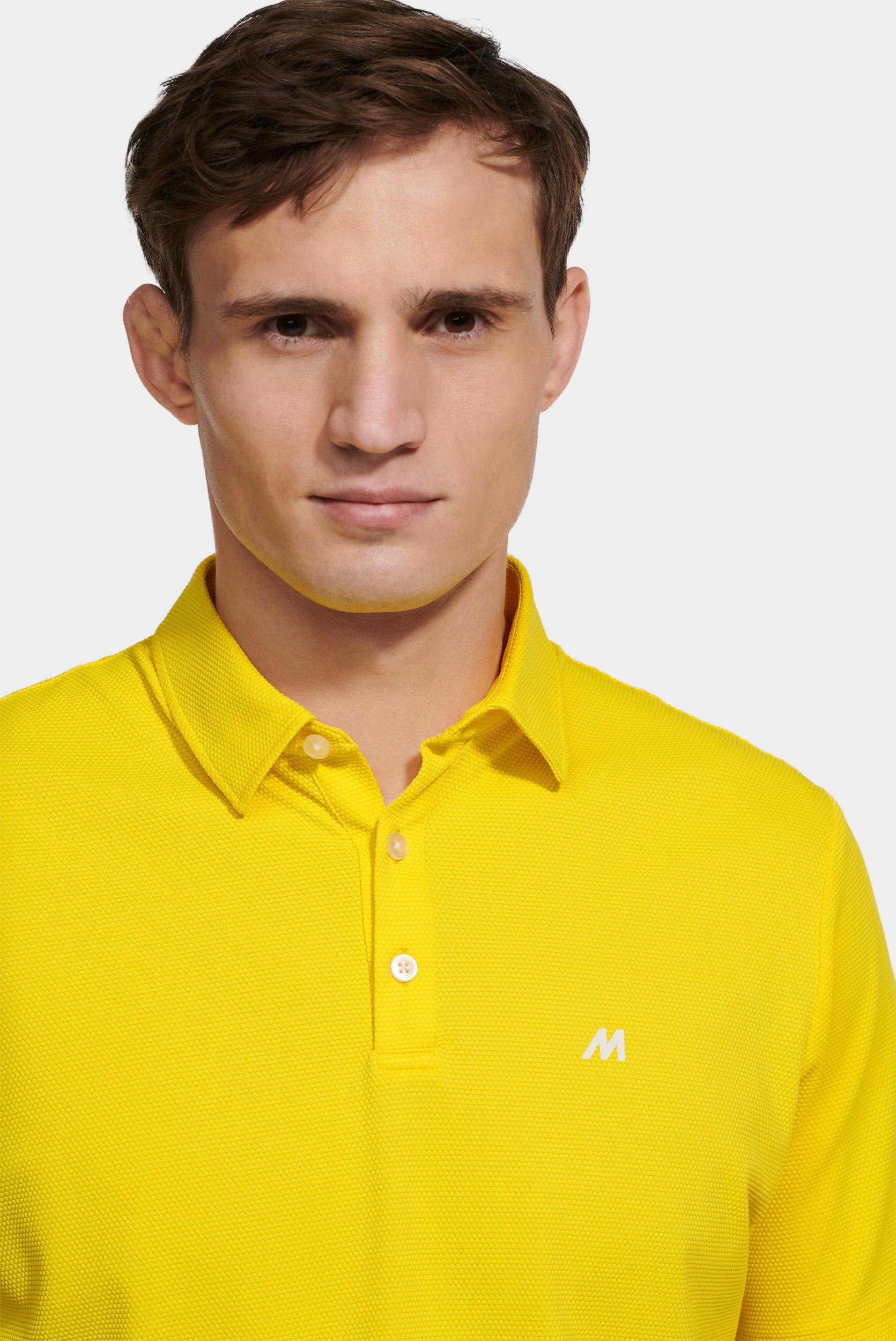 Meyer Polo korte mouw Geel RORY Art.9-9006 9519900600/42