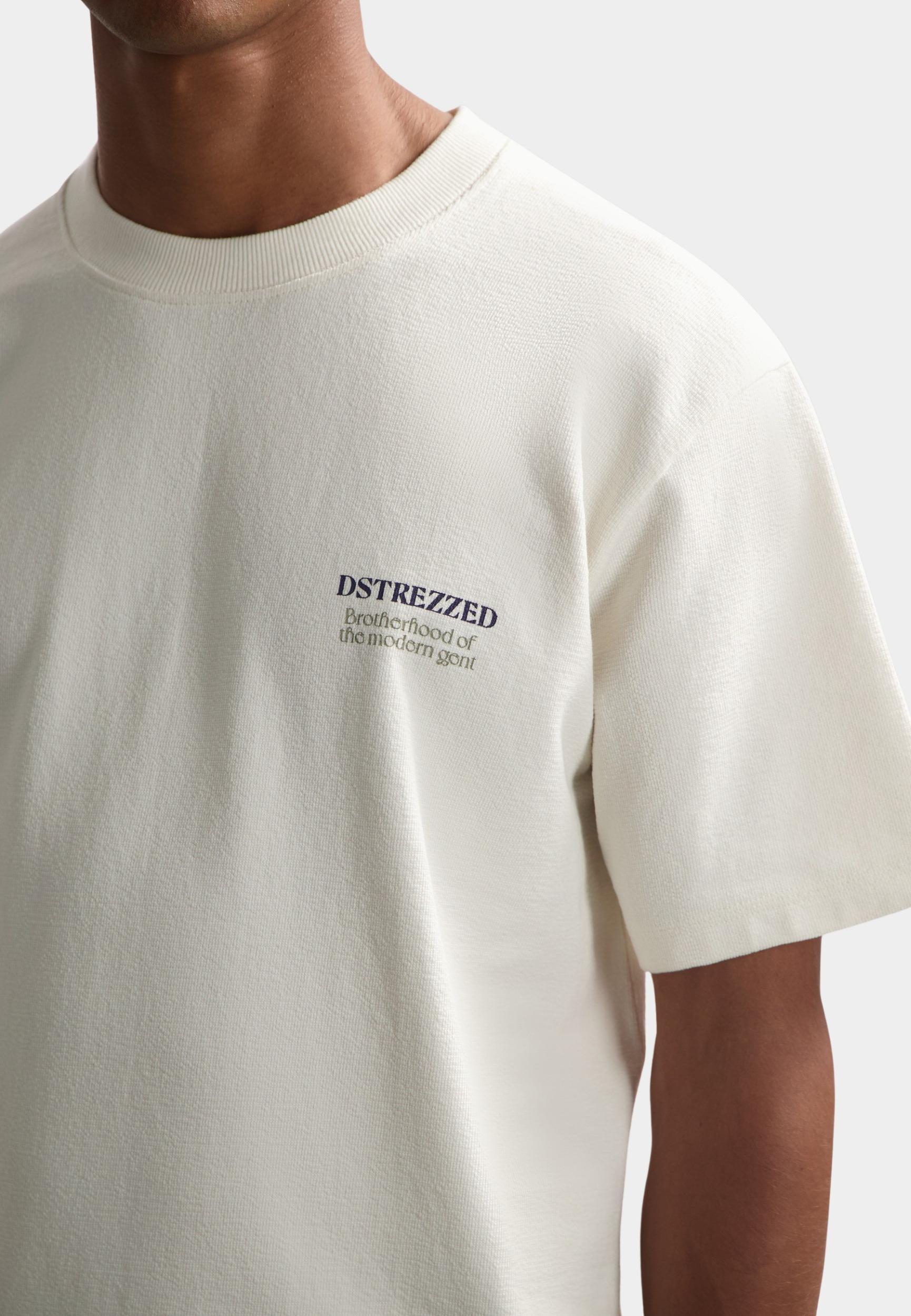 Dstrezzed T-shirt korte mouw Wit Lasse Tee Graphic 203502/102