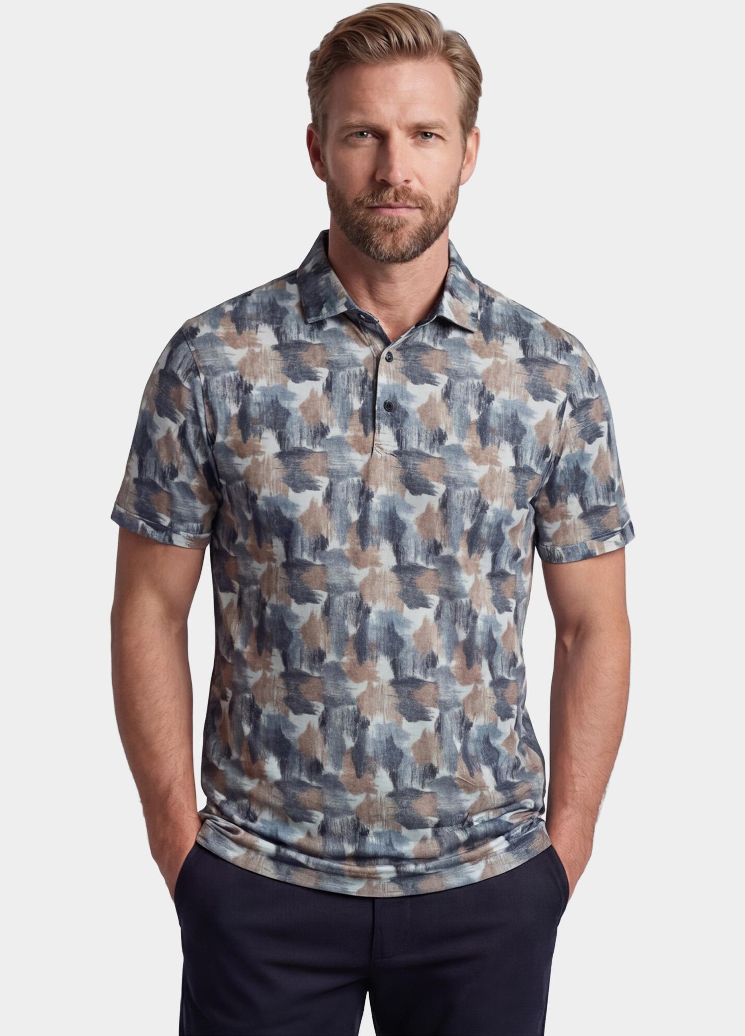 Giordano Polo heren Blauw Formentini Short Sleeve Polo 616554/60