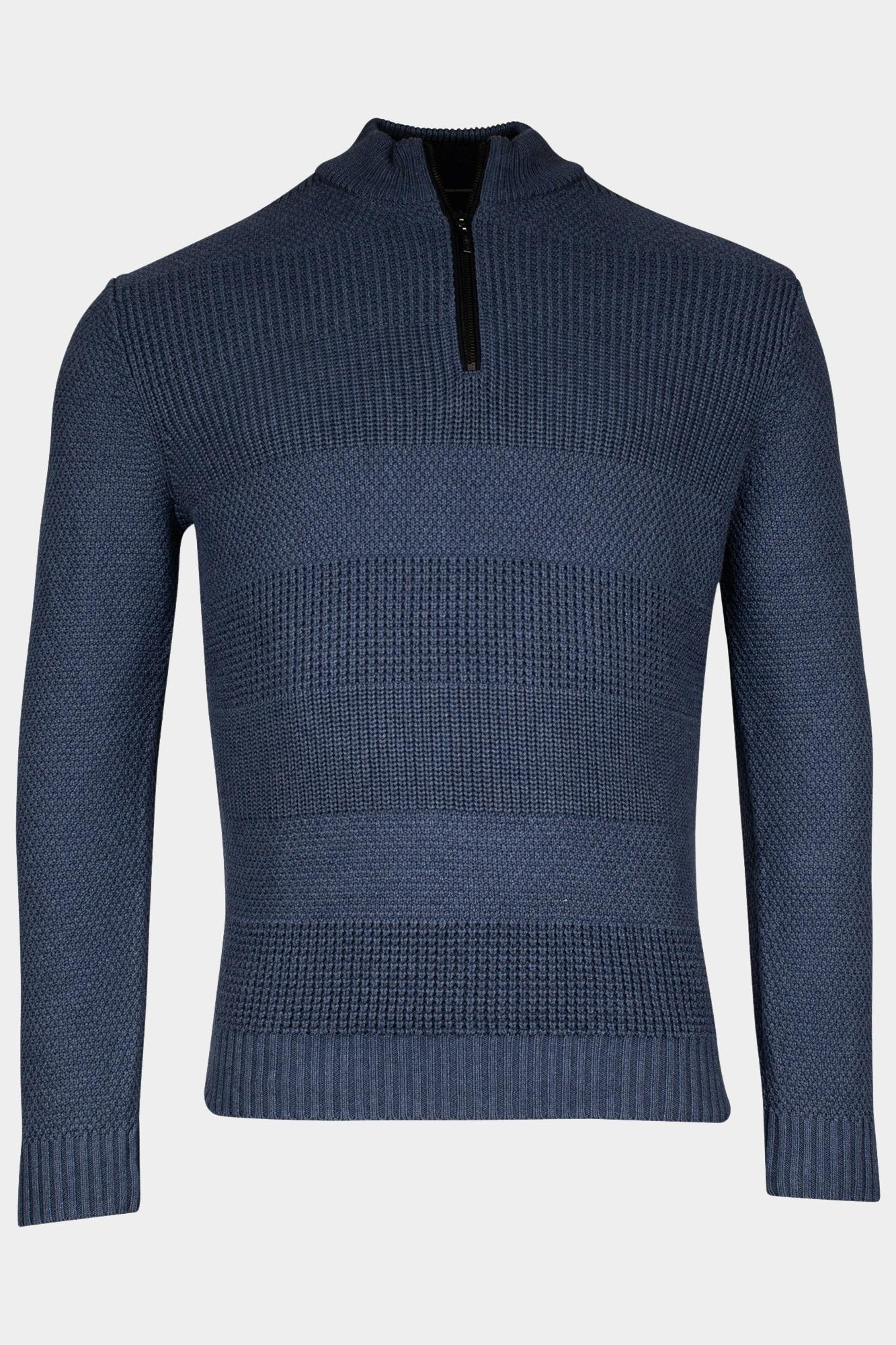 Baileys Half Zip Blauw Pullover 1/2 Zip 428437/675