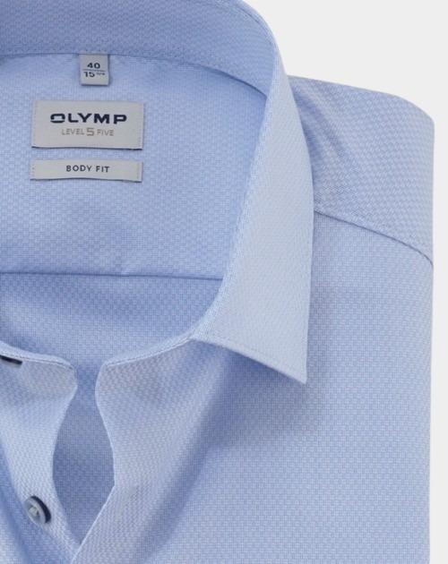 Olymp Business hemd lange mouw Blauw Level Five 201674/11