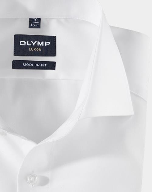 Olymp Business hemd lange mouw Wit 0308/64 Hemden 030864/00