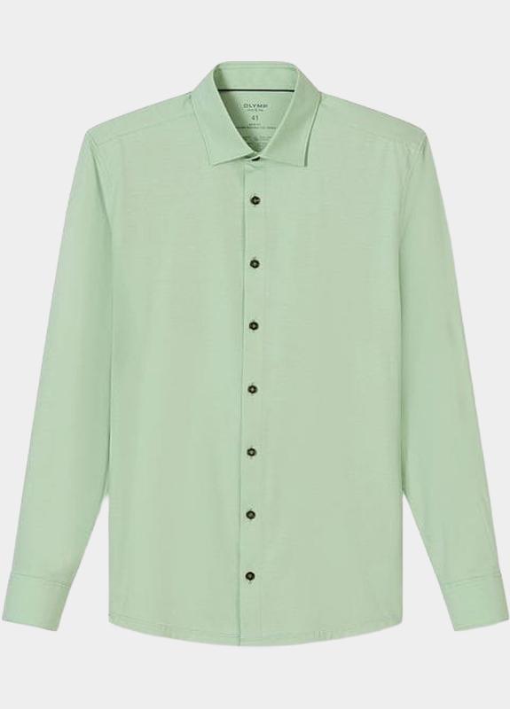 Olymp Business hemd lange mouw Groen 2008/64 Hemden 200864/40