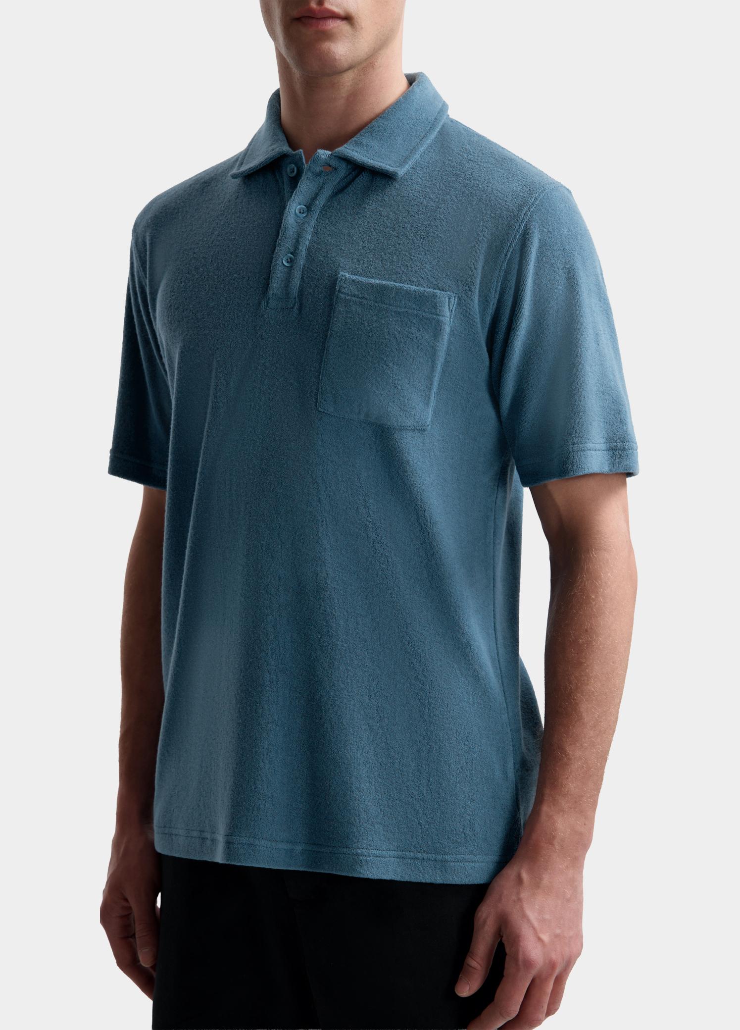 Dstrezzed Polo heren Blauw Roy Polo 240030/621