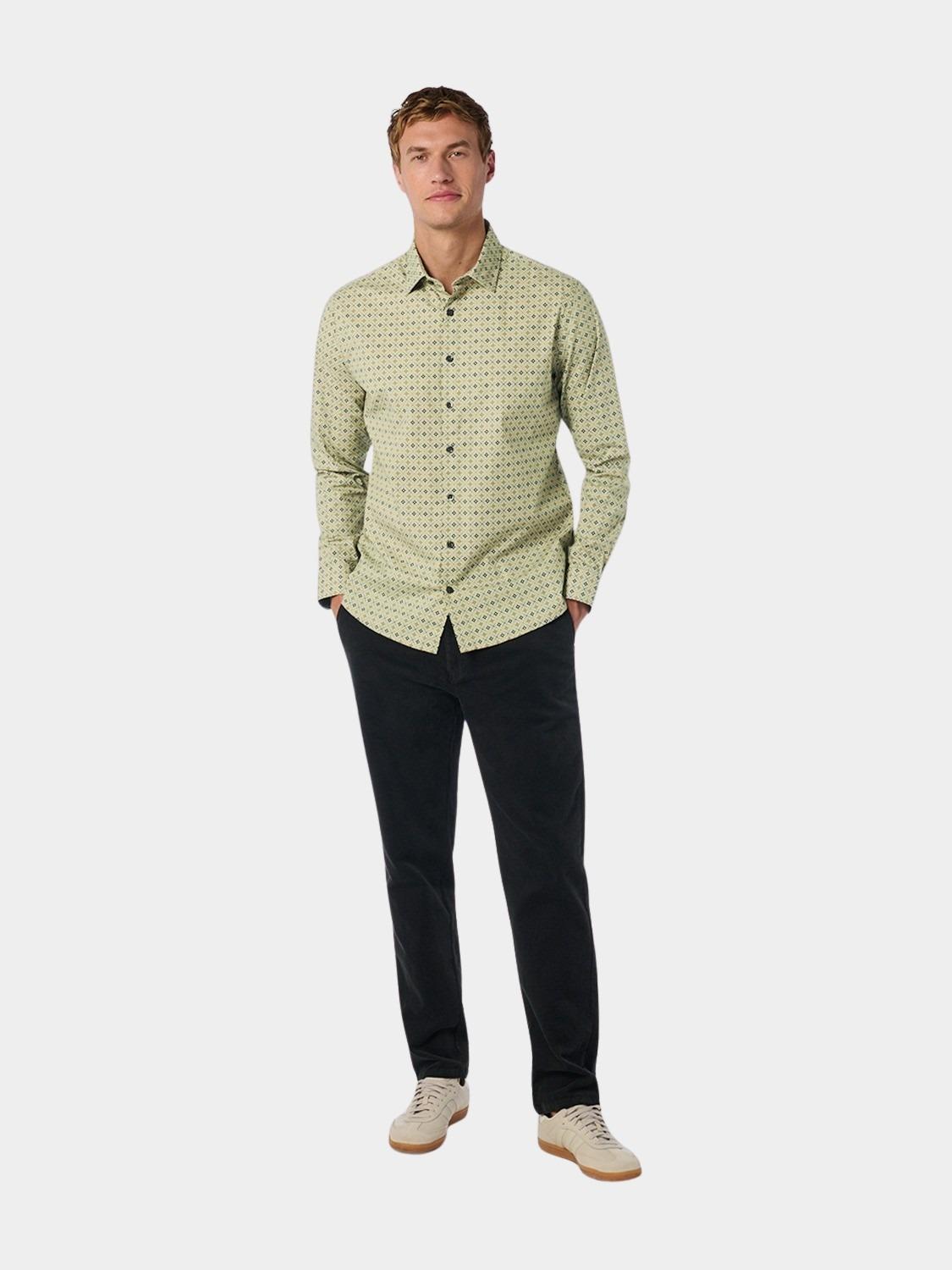 No Excess Casual hemd lange mouw Grijs  25450732/049