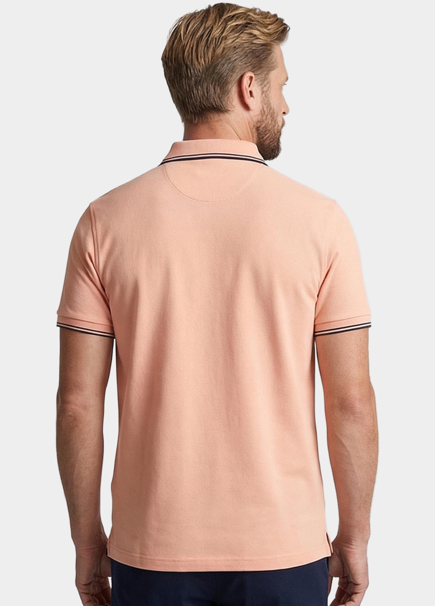 Giordano Polo heren Roze Nico Signature Polo SS Two-Pl 616587/25