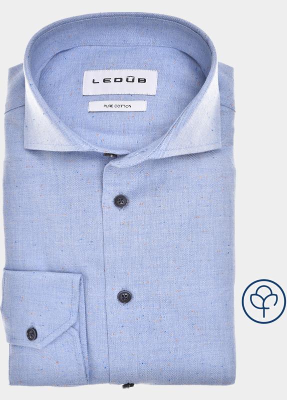 Ledub Business hemd lange mouw Blauw  0143195/130-000-000