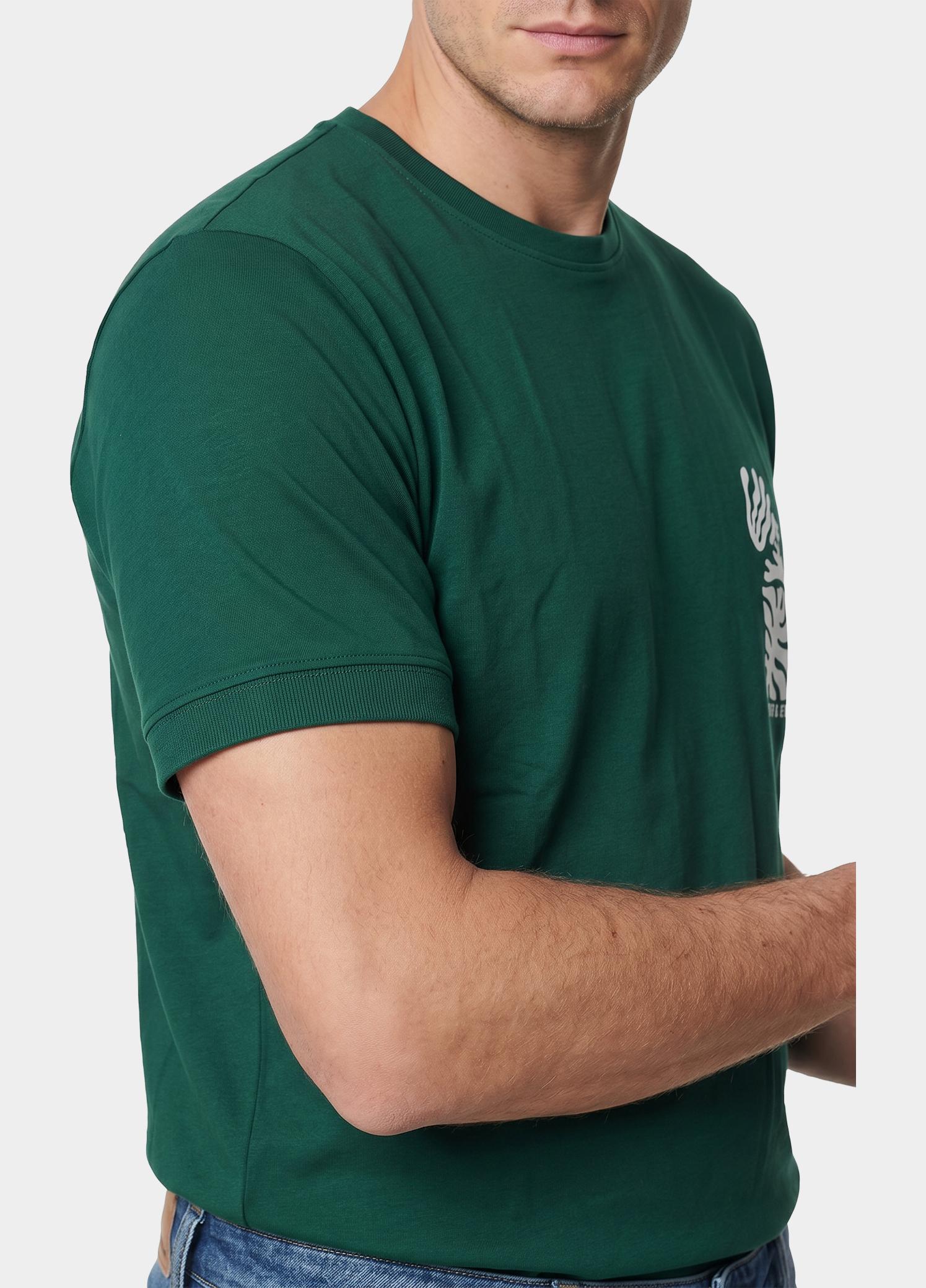Supply & Co. T-shirt korte mouw Groen Thorn T-shirt Chestprint 25108TH02/380 leaf green