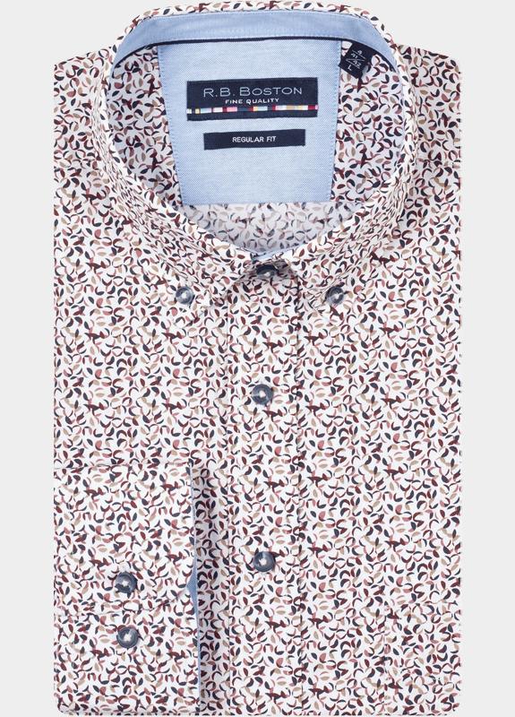 R.B. Boston Casual hemd lange mouw Multi Franklin LS Button Down 527670/437