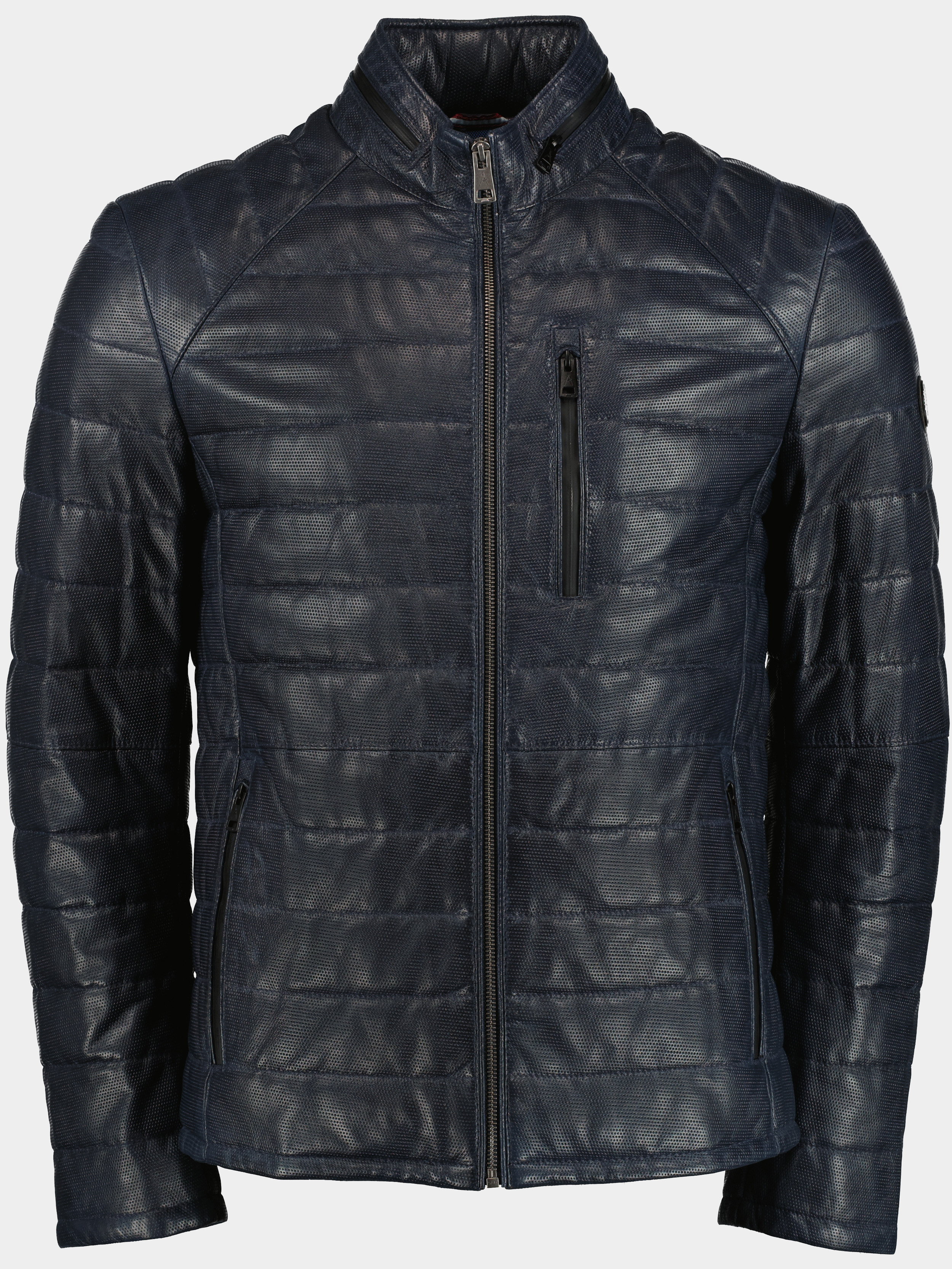 DNR Lederen jack Blauw Leather Jacket 52290/780