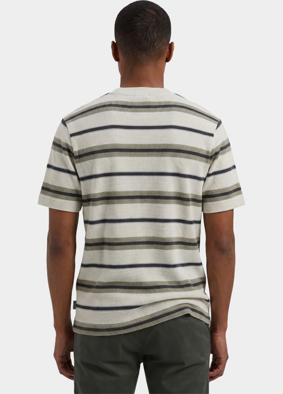 Cast Iron T-shirt korte mouw Wit Short sleeve r-neck regular f CTSS2602508/7178