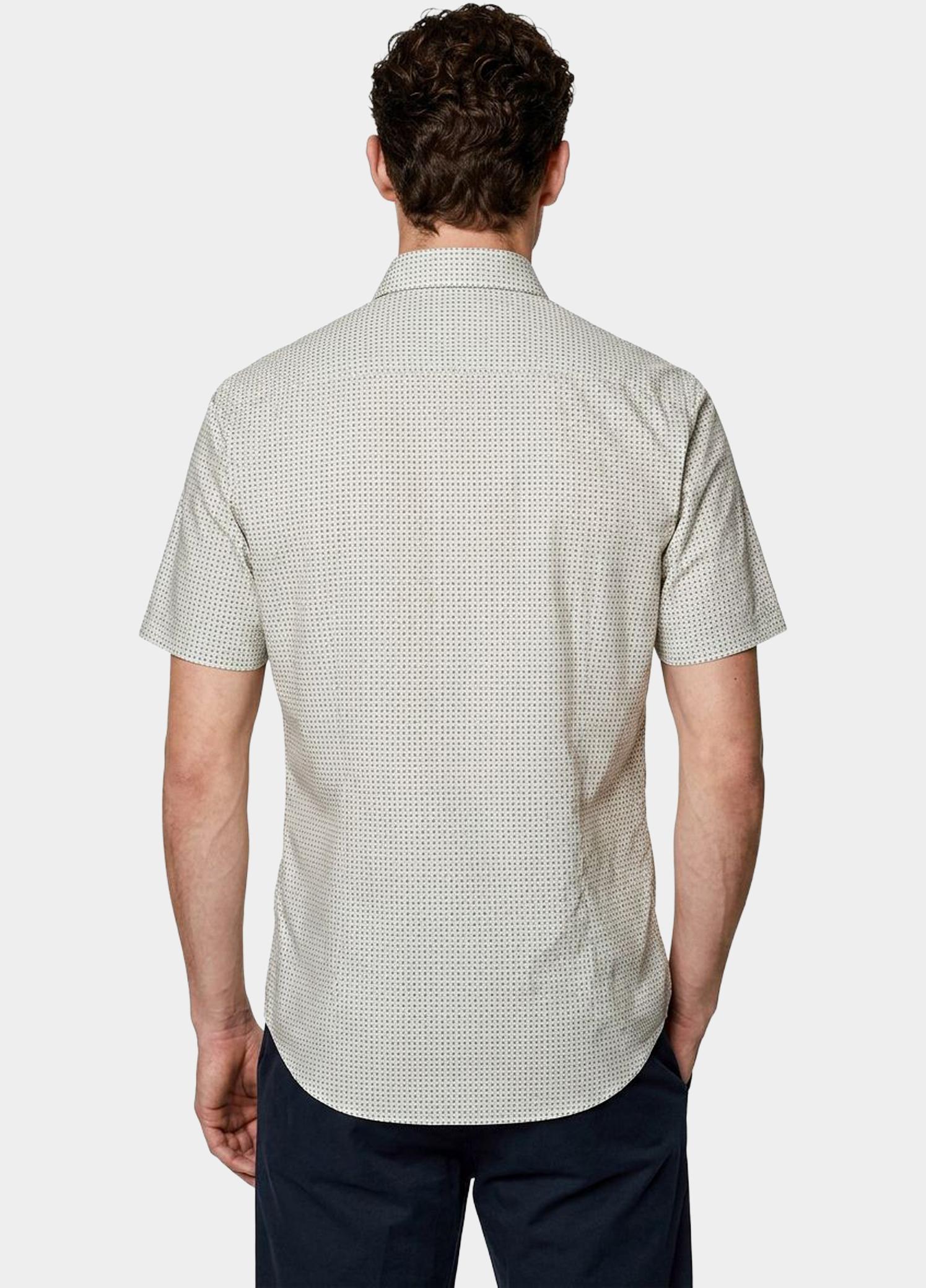 Casamoda Casual hemd korte mouw Groen B.D. Casual Fit 1/2Arm_ 126131301/300