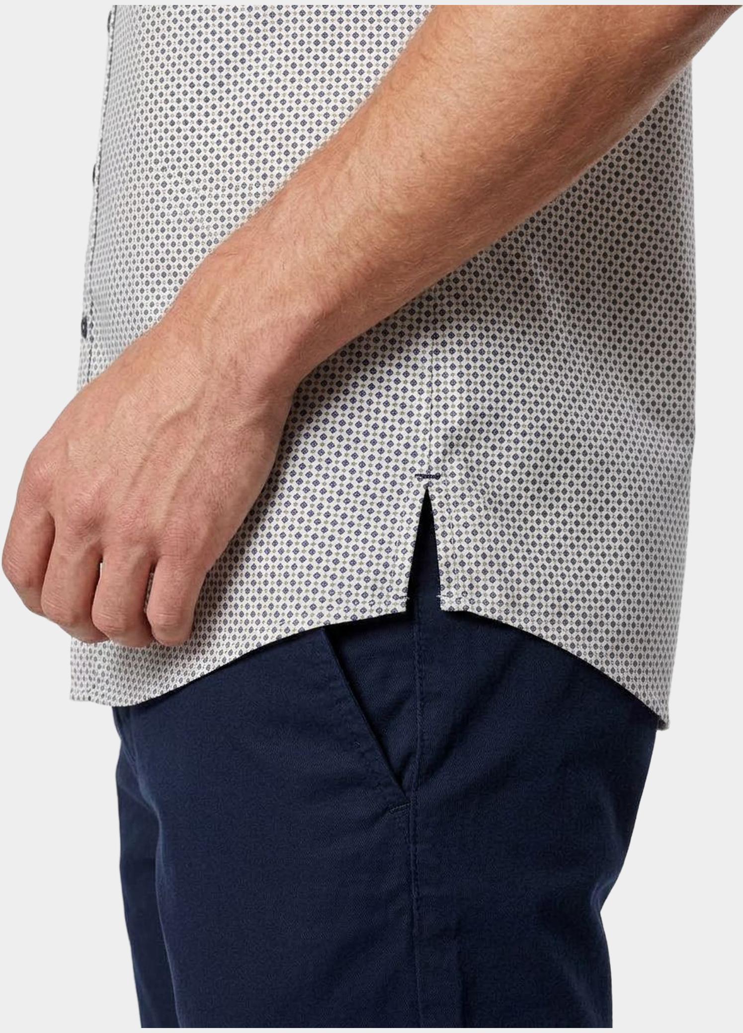 Casamoda overhemd korte mouw heren Groen B.D. Casual Fit 1/2 Arm 954456900/301